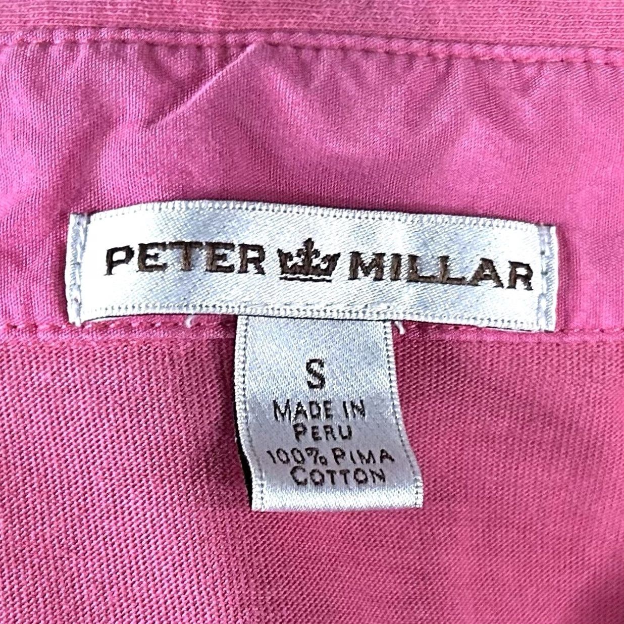 Peter Millar Peter Millar Polo Shirt 100% Pima Cotton Light Pink Golf Sports Short Sleeve Collared Shirt Mens S Size US S / EU 44-46 / 1 - 3 Thumbnail
