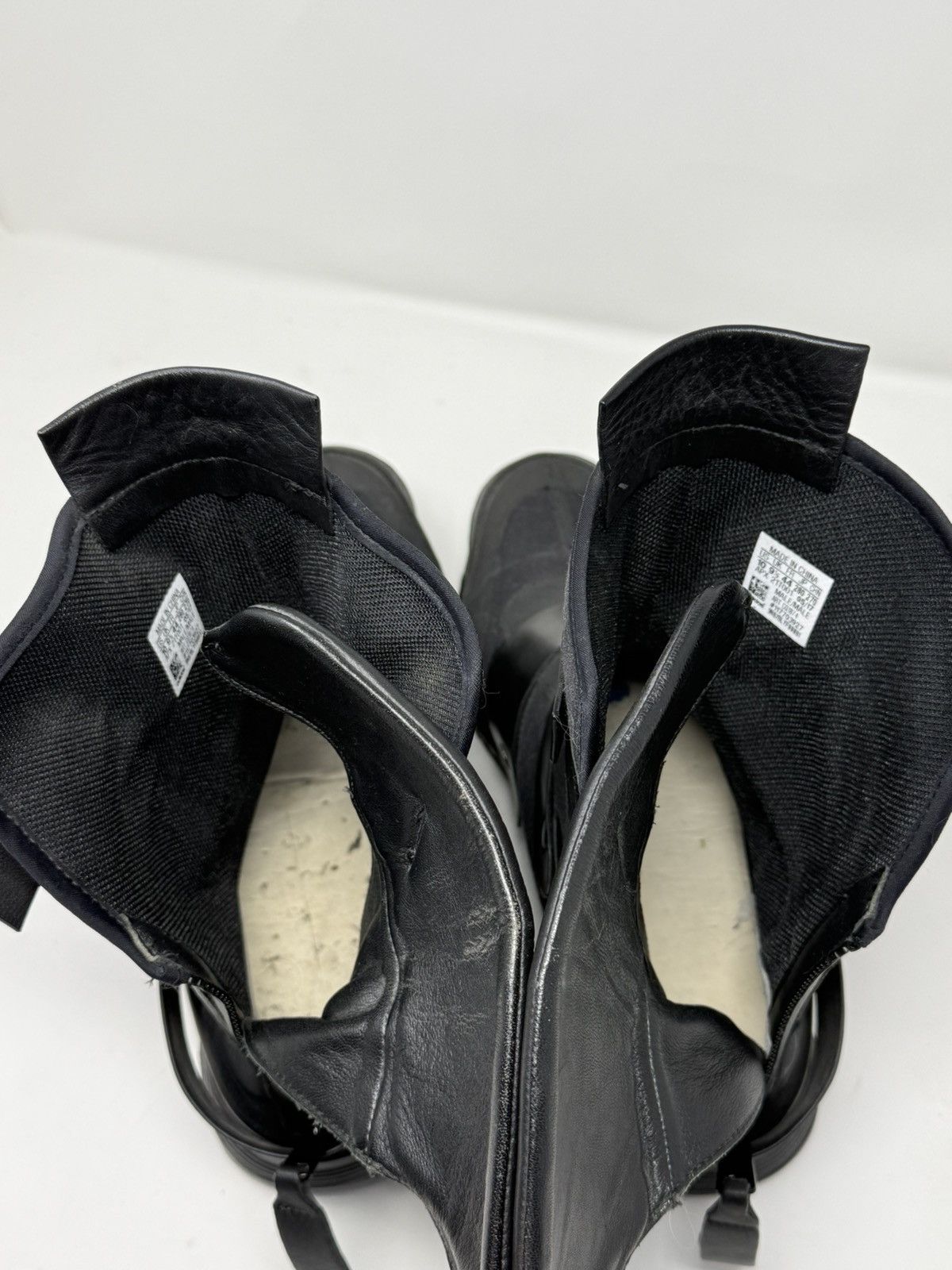 Yohji Yamamoto Yohji Yamamoto AW17 leather and neoprene boots Size US 10 / EU 43 - 5 Thumbnail