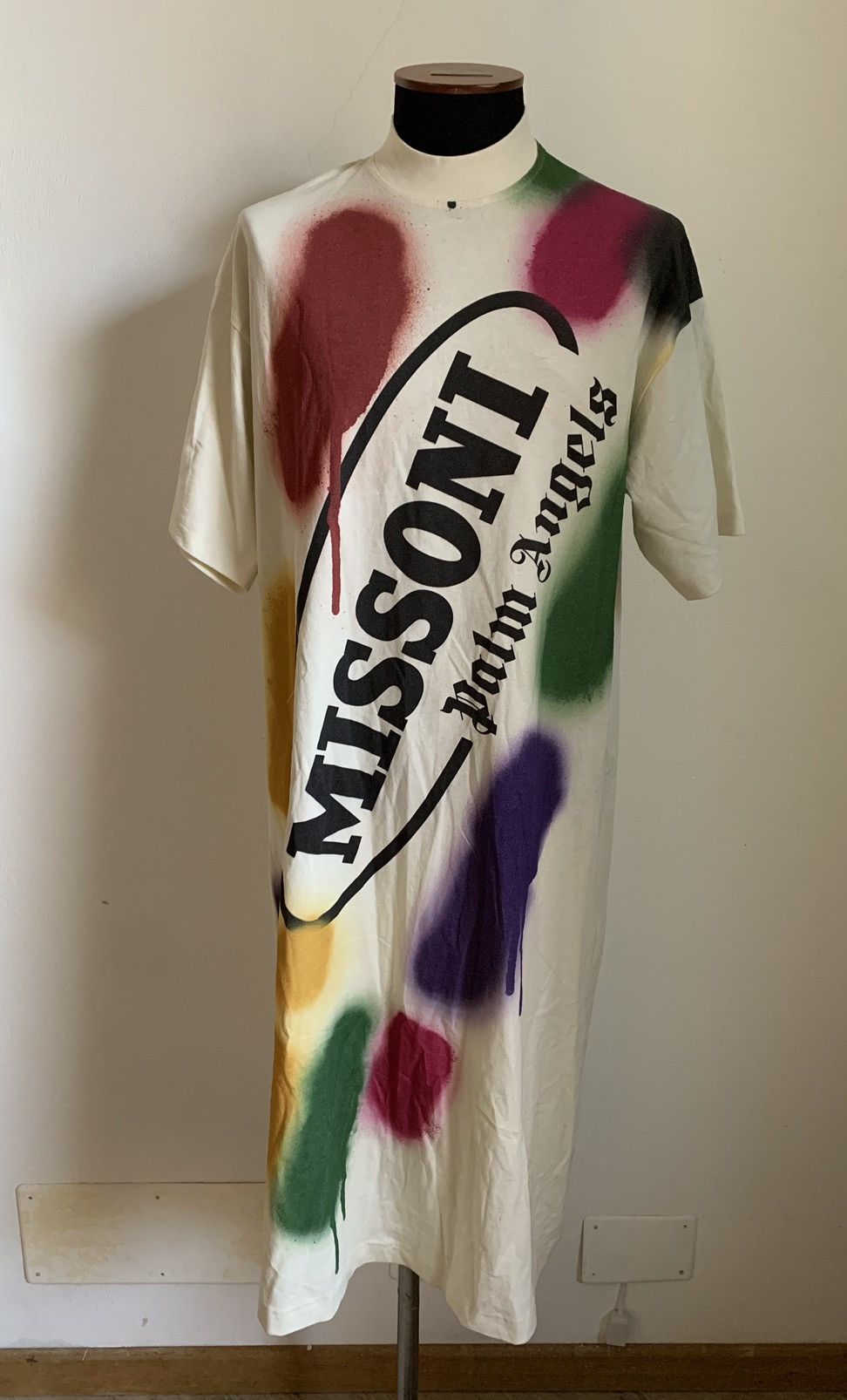 Image of × Missoni Sport Dress Cotton Jersey in White, Women's (Size Small)