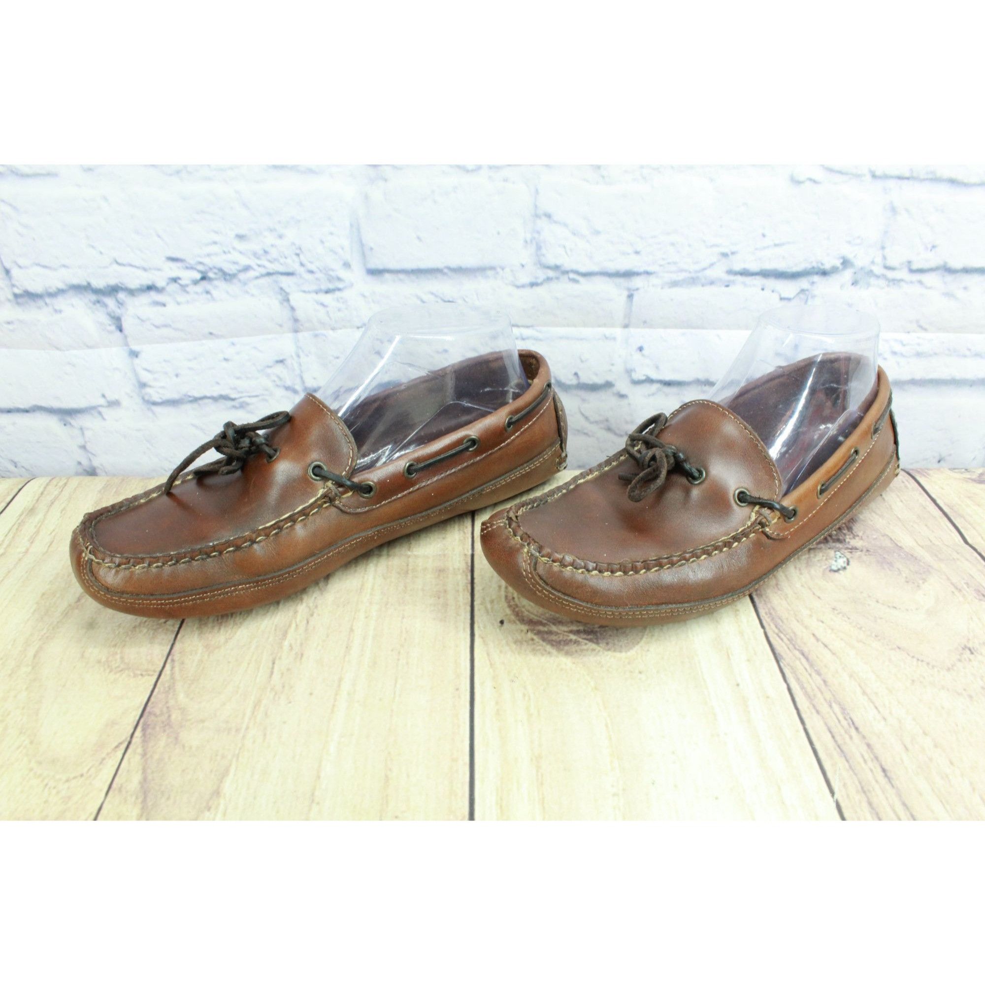 Leather Traveler Women's Leather Slip-on Boat Loafer Shoes Size 8 Size US 8 / IT 38 - 2 Thumbnail
