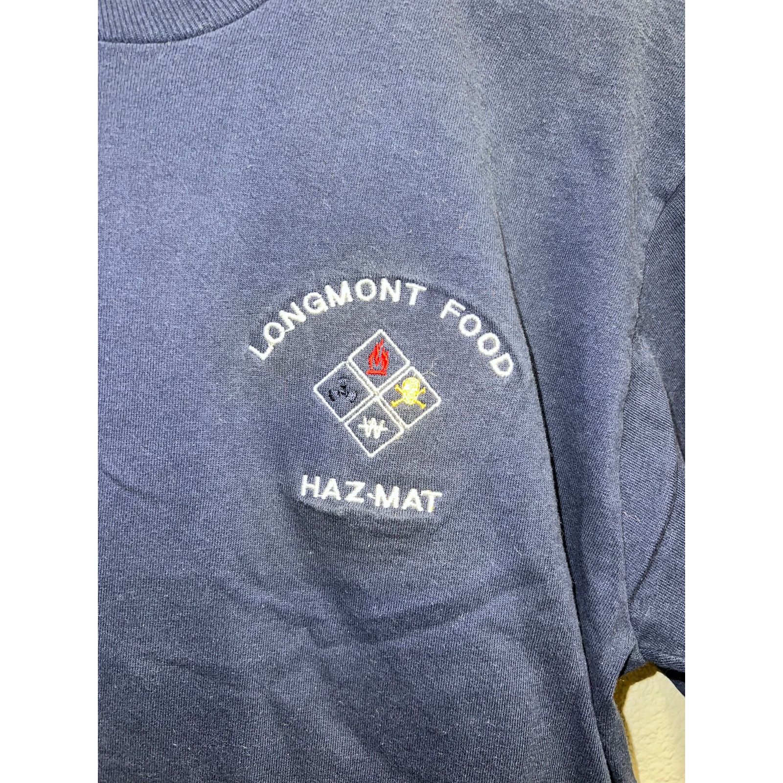Fruit Of The Loom Vintage Longmont Shirt Food Hazmat Haz-Mat Science Health M Size US M / EU 48-50 / 2 - 3 Thumbnail