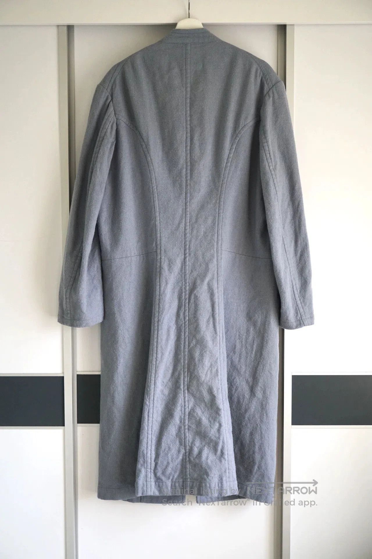 Yohji Yamamoto Yohji Yamamoto Fish Tail Coat in Misty Blue. Size US M / EU 48-50 / 2 - 2 Thumbnail