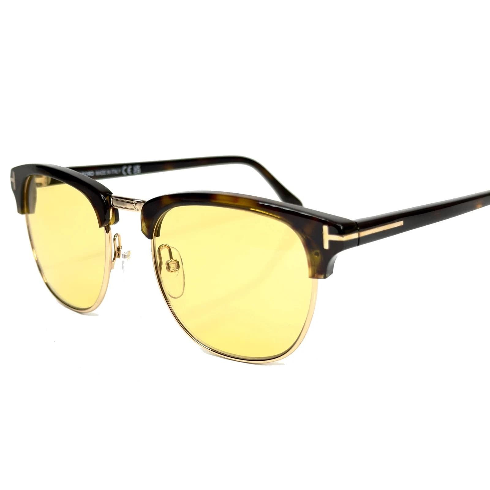 Tom Ford TOM FORD HENRY TF248 52E Brown Yellow 248 FT0248 Size ONE SIZE - 9 Thumbnail
