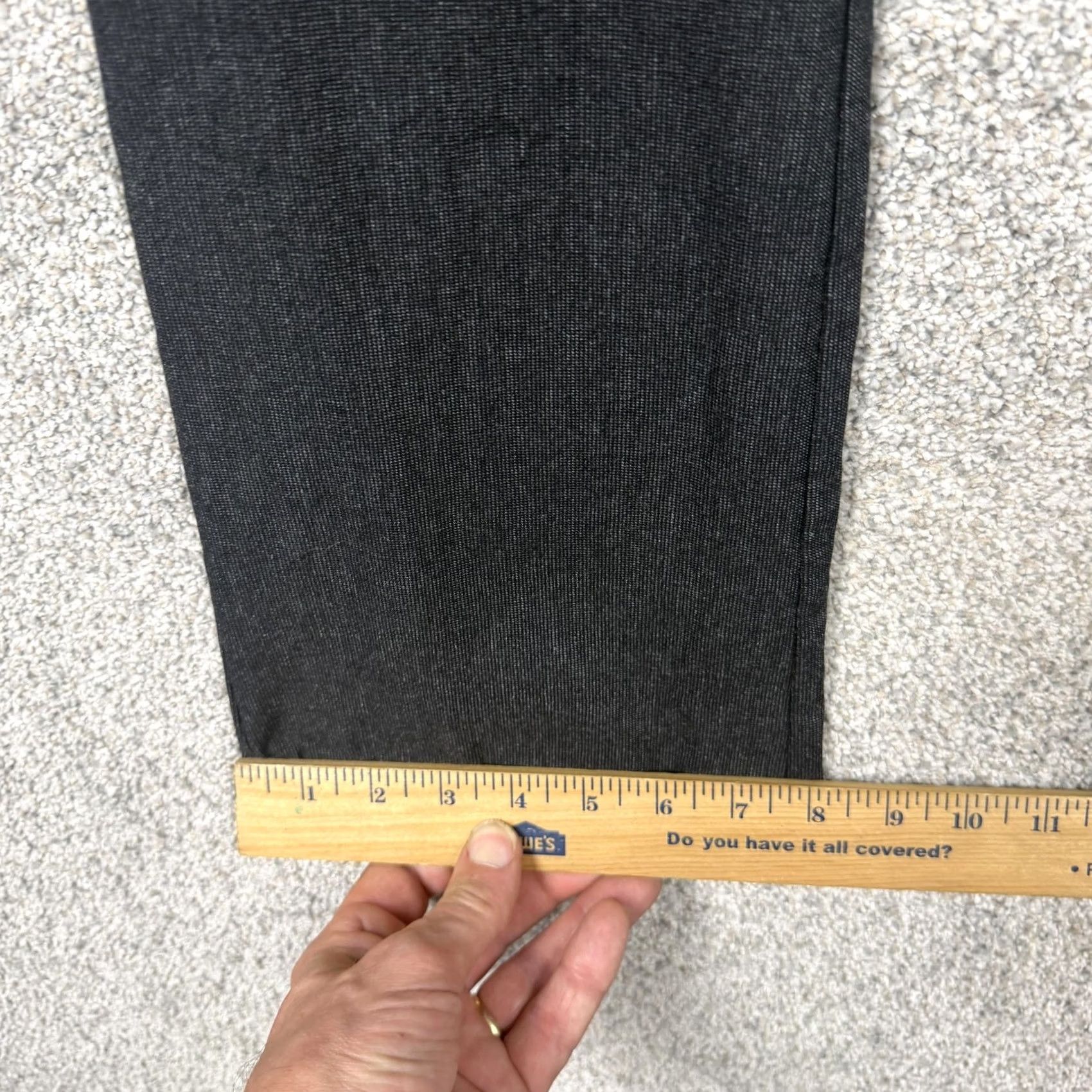 Vintage Simply Vera Vera Wang Dress Pants M 30x30 Bootcut Ponte Stretch Office Gray Womens Size 32" / US 10 / IT 46 - 3 Thumbnail