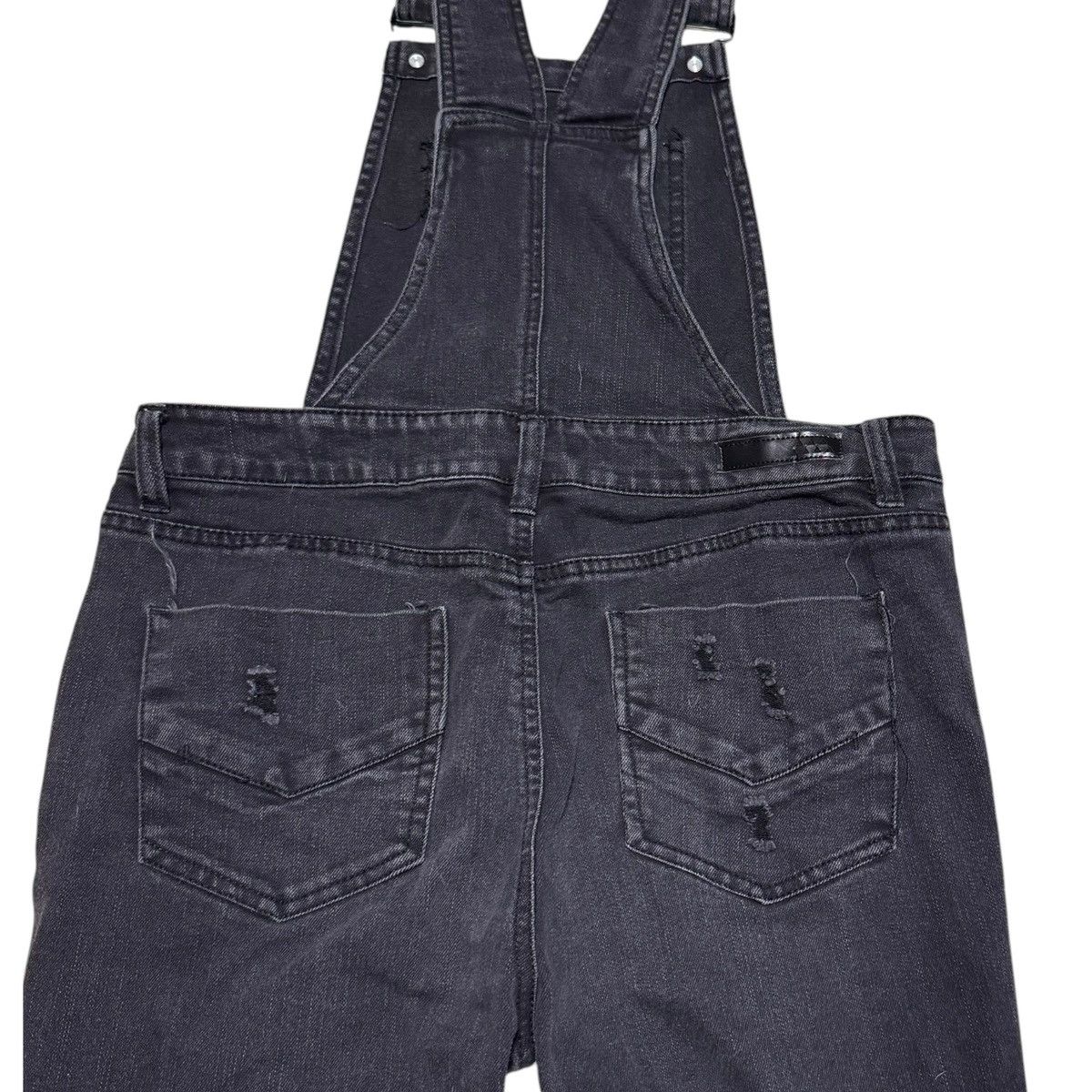 Other Dollhouse Black Straight Leg Overalls Women’s 13 33x27.5 Size 33" - 4 Thumbnail