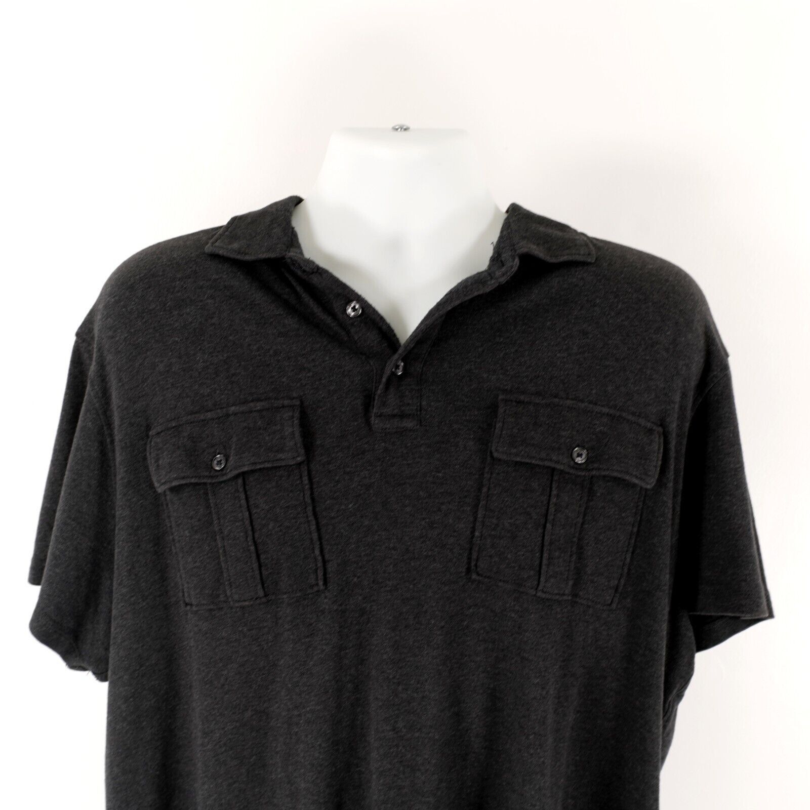 Michael Kors Michael Kors Gray 2XL Textured Cotton Dress Shirt Short Slee Size US XL / EU 56 / 4 - 1 Thumbnail