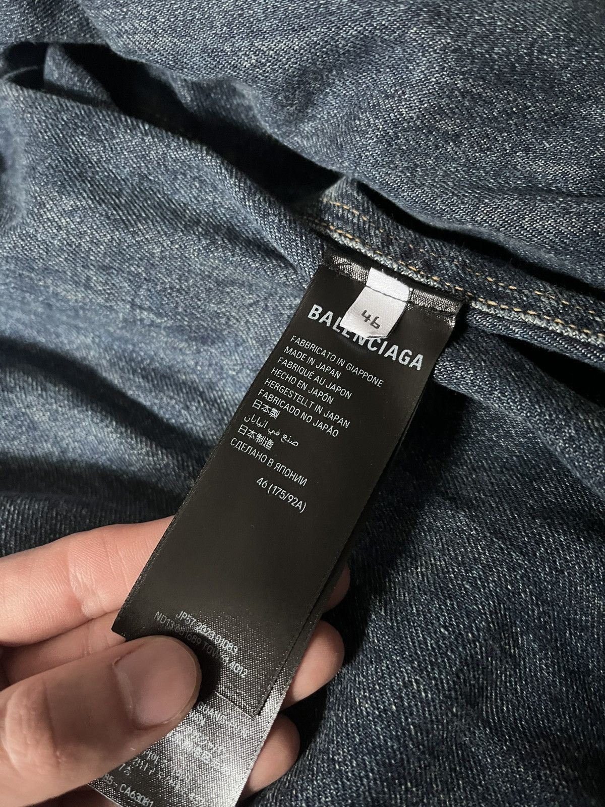 Balenciaga Balenciaga F/W 22 padded denim jacket bomber Kanye West Size US S / EU 44-46 / 1 - 16 Thumbnail