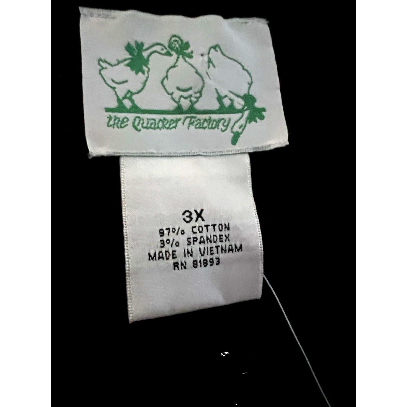 Other Quacker Factory Black Zip Up Jacket Plus 3X Rhinestones New Size 3XL / US 20-22 - 10 Thumbnail