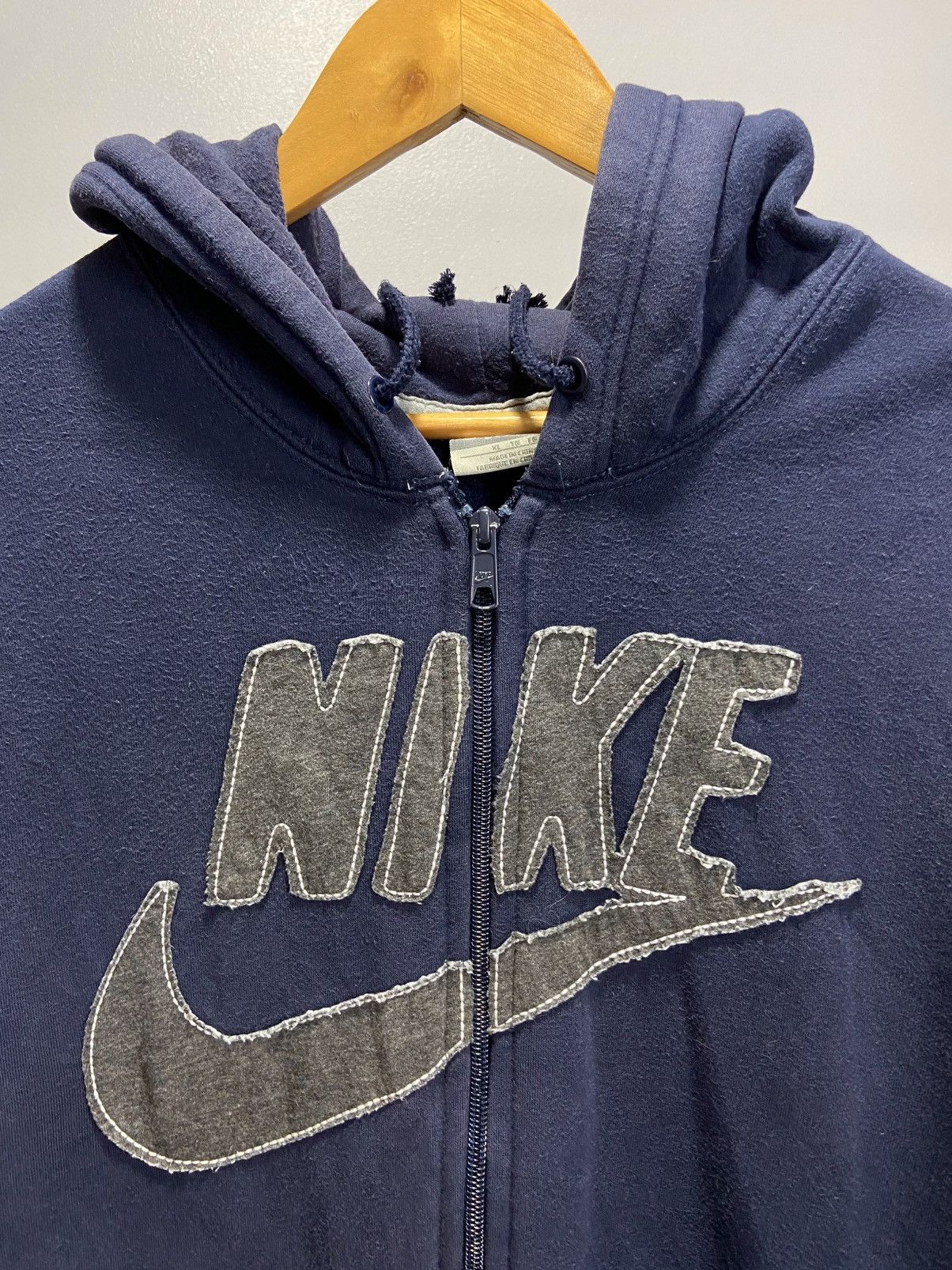 Nike Nike Big logo zipper hoodie Size US XL / EU 56 / 4 - 4 Thumbnail
