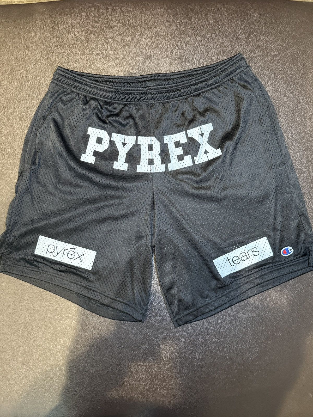DENIM TEARS × Virgil Abloh 🔥 PYREX TEARS SHORTS 🔥 Size US 35 - 1 Thumbnail