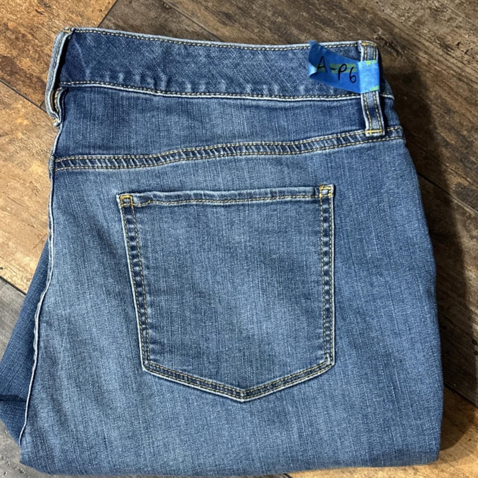 Other Boutique Skinny Crop Denim Stretch Jeans Distress 16W Junior Size 38" / US 16 / IT 52 - 7 Thumbnail