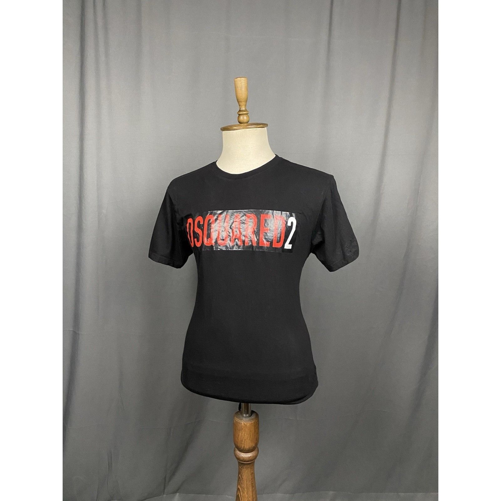 Dsquared2 MINT! Dsquared2 Big Logo Men's Black T-Shirt Size 2XL Size US XXL / EU 58 / 5 - 5 Thumbnail