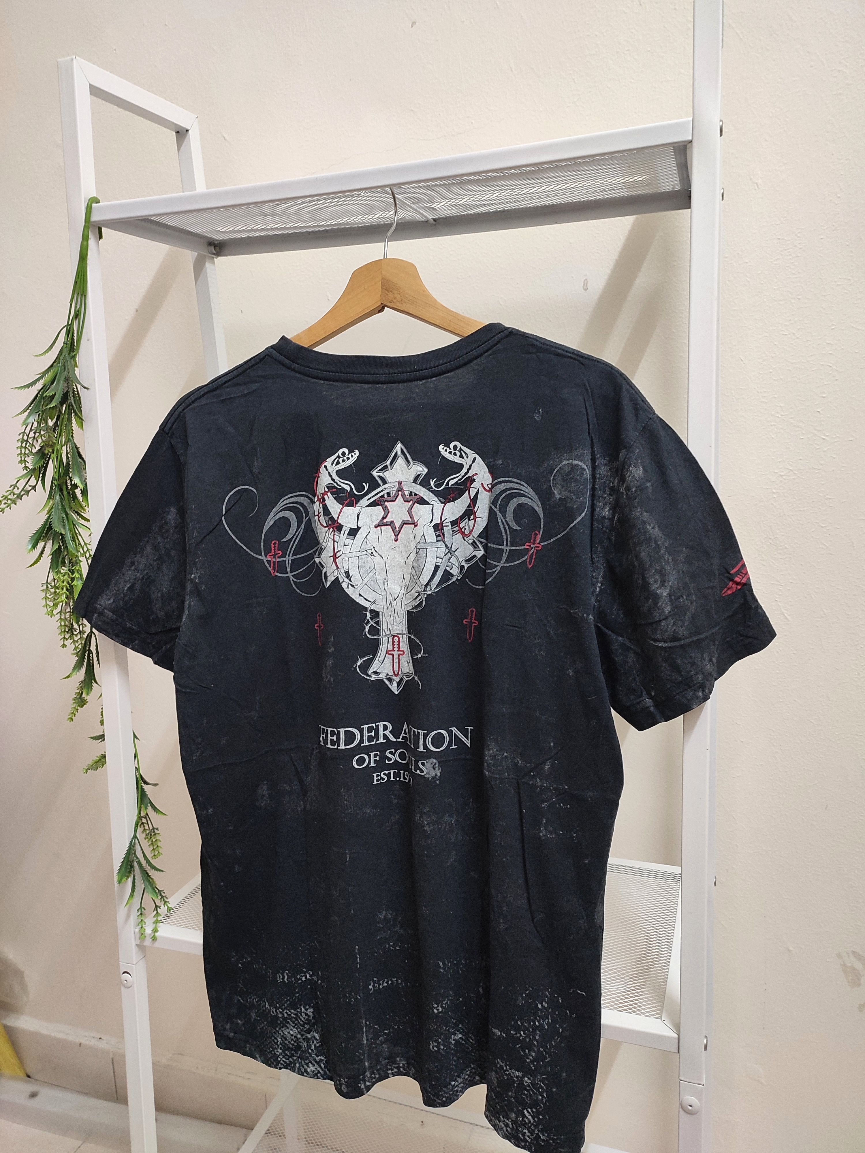 Vintage Vintage Federation Of Souls Est. 1977 Tees Size US M / EU 48-50 / 2 - 8 Thumbnail
