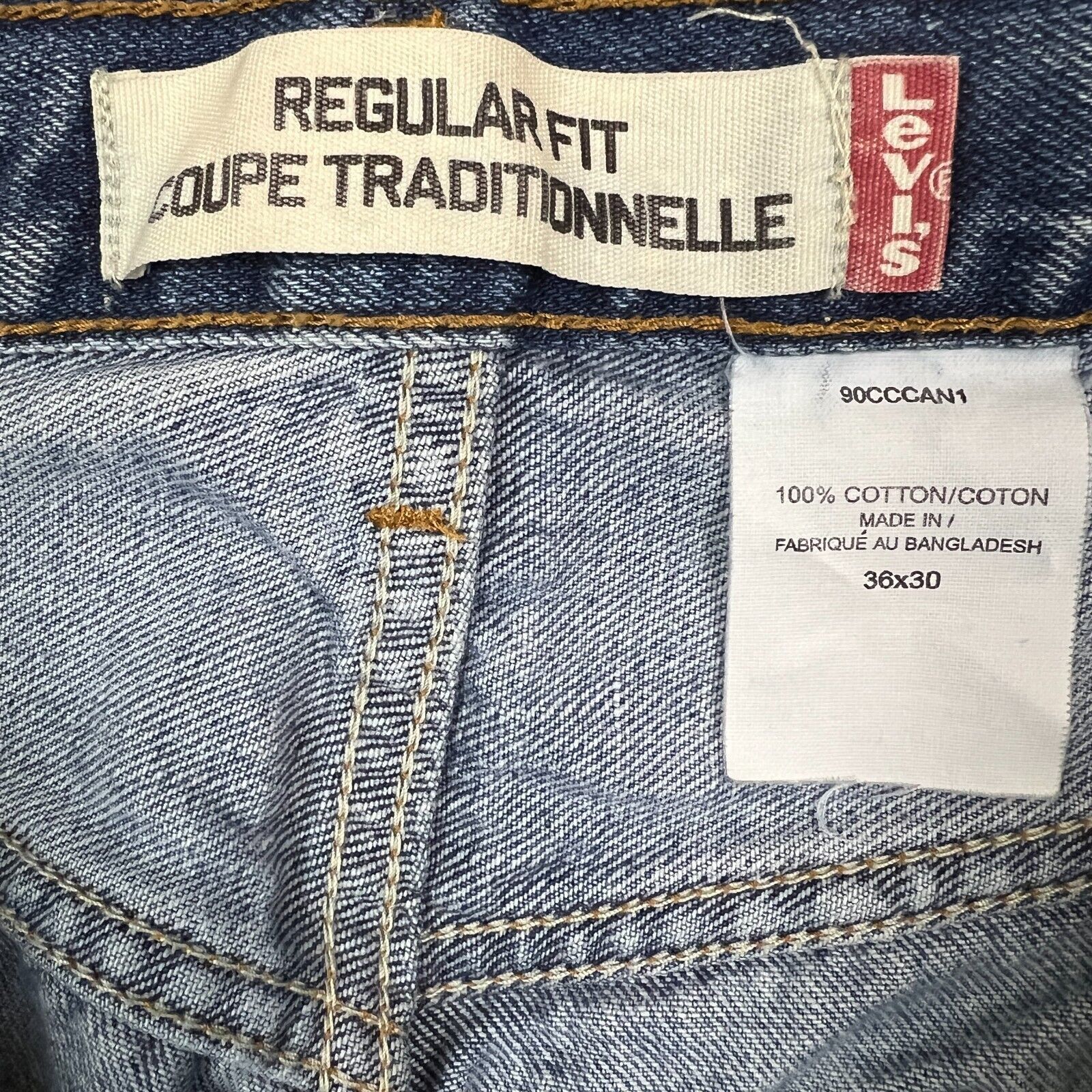 Levi's × Vintage Vintage Levi's Jeans 36x30 Relaxed Fit Light Wash Denim Pant Size US 36 / EU 52 - 9 Thumbnail