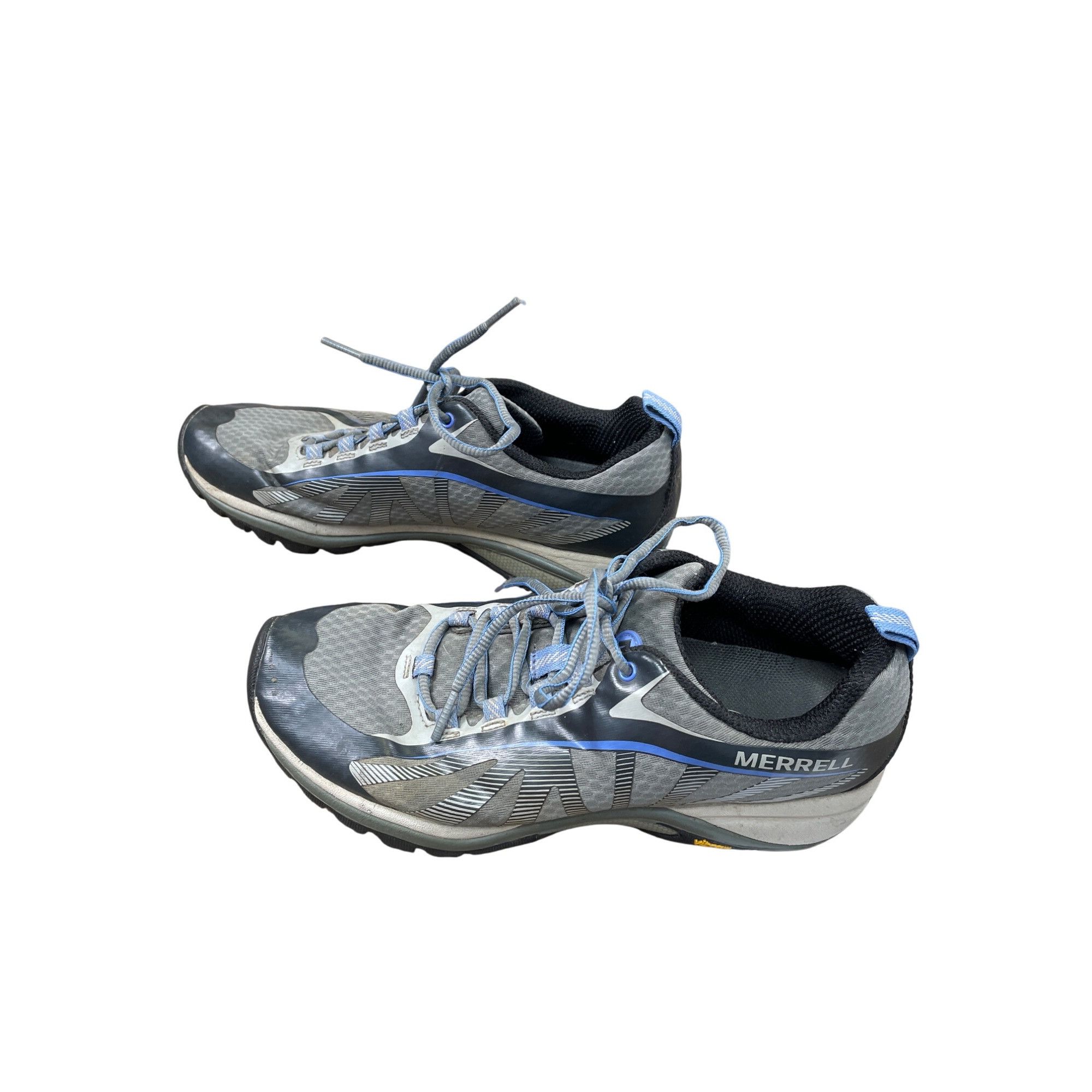 Merrell Merrell Womens Gray Blue Hiking Trail Sneakers Shoes size 7. Size US 7.5 / IT 37.5 - 3 Thumbnail