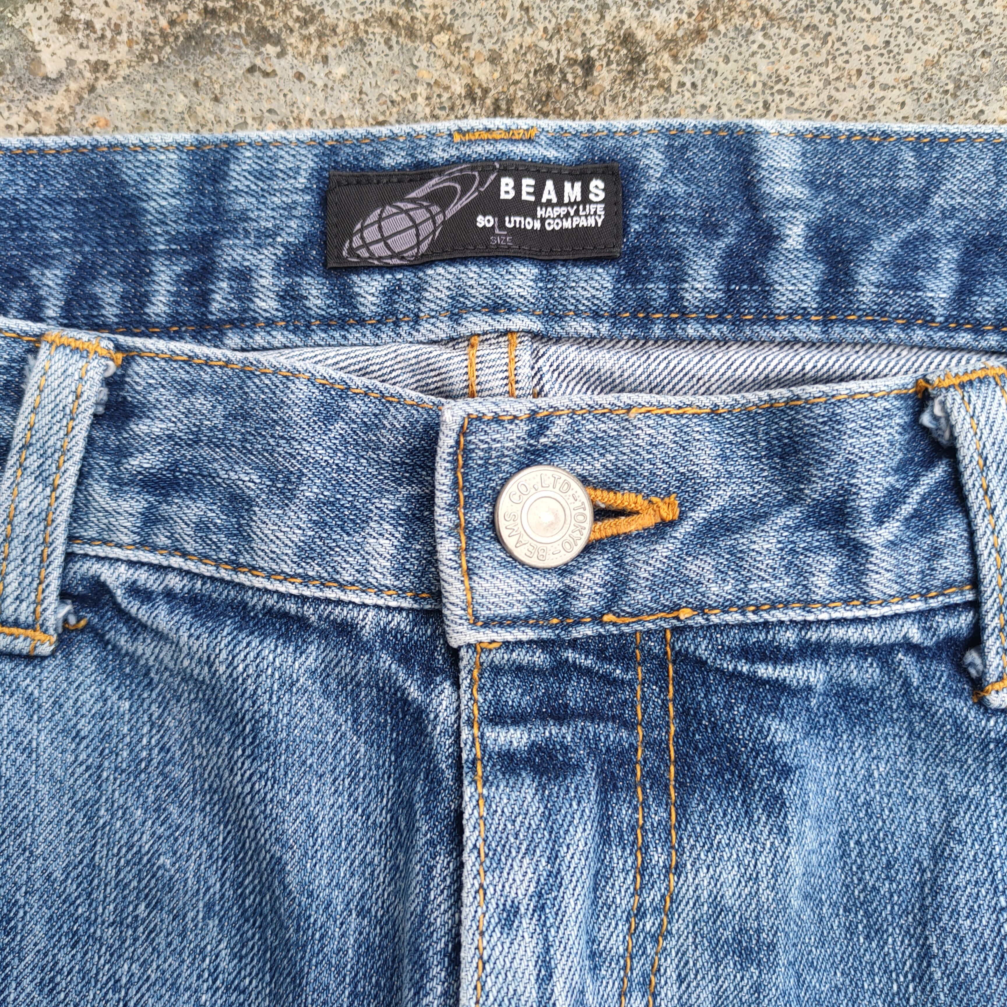 Beams Japan × Jean × Vintage VINTAGE BEAMS FADED JEANS DENIM PANTS Size US 33 - 4 Thumbnail
