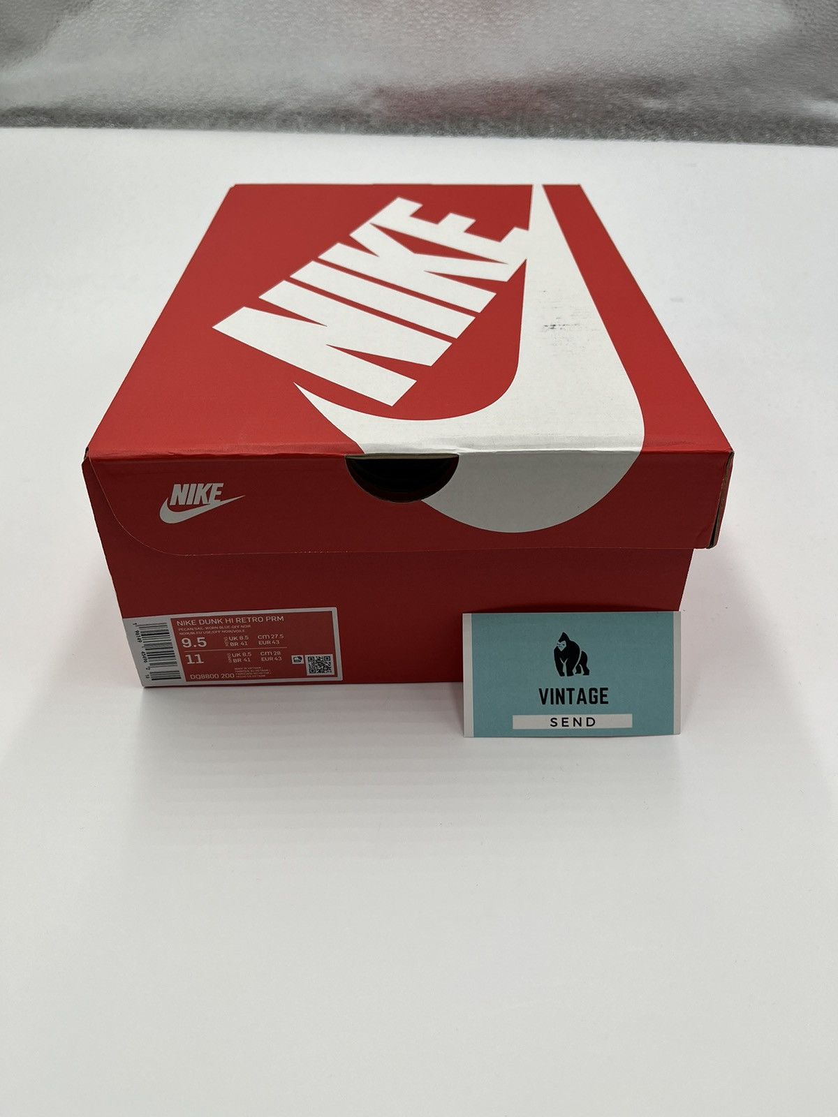 Jordan Brand × Nike Nike Dunk High Certified Pecan DQ8800-200 Size 9.5M/11W Size US 9.5 / EU 42-43 - 7 Thumbnail