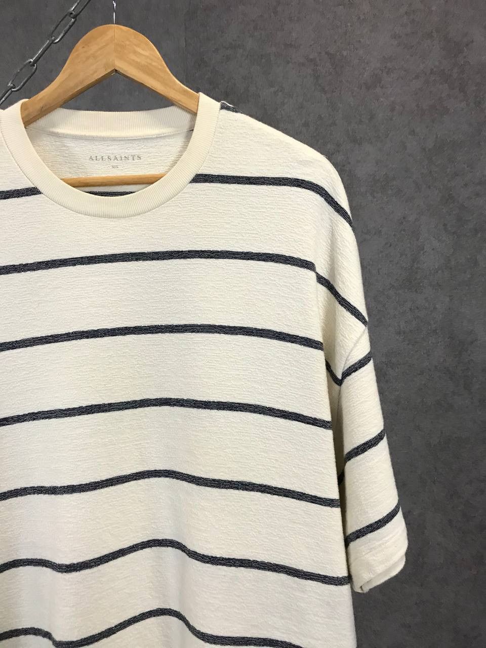 Allsaints Allsaints oversized striped heavy tee Size US L / EU 52-54 / 3 - 2 Thumbnail