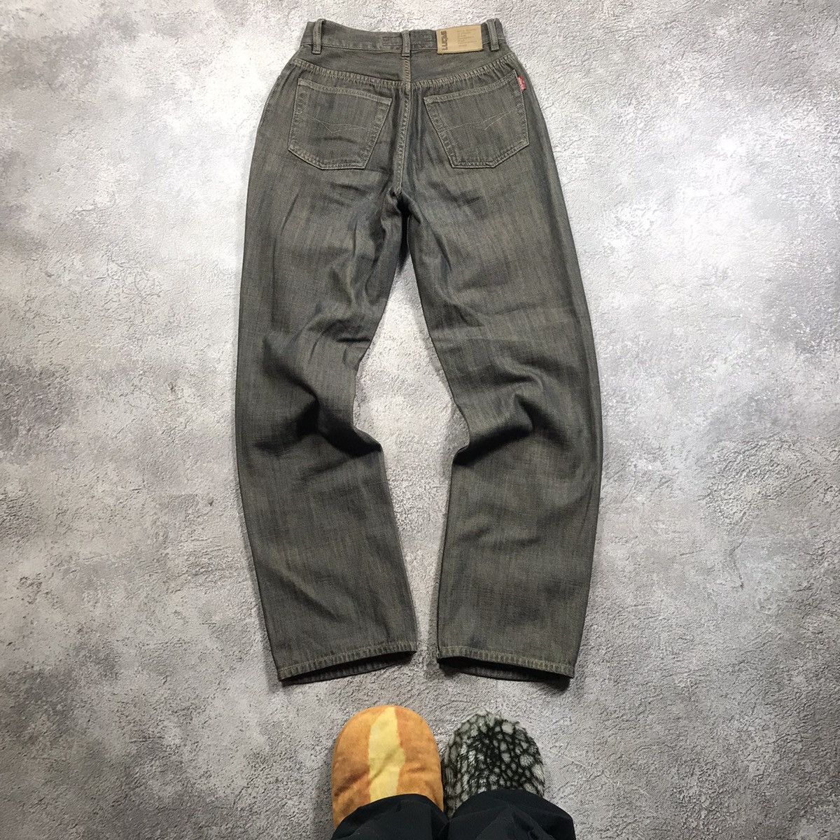 Vintage Vintage Y2K Baggy Distressed Flared Jeans Grunge Skate 29 Size 29" - 4 Thumbnail