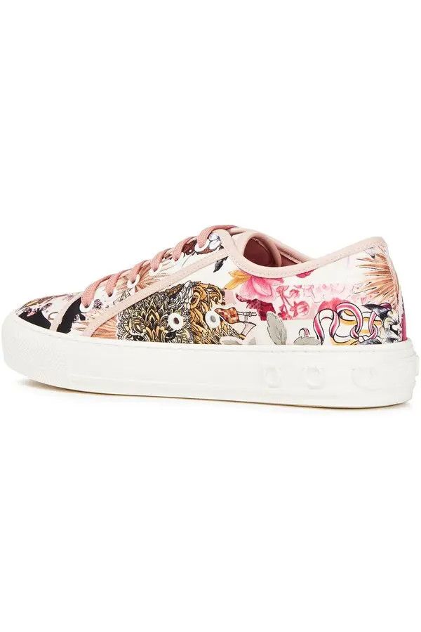 Salvatore Ferragamo o1y0426 Low-Top Sneakers in Multicolor Size US 5.5 / IT 35.5 - 2 Thumbnail