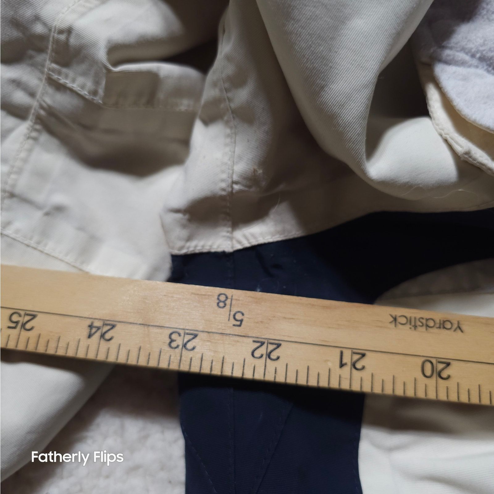 Henri Lloyd Henri Lloyd Sailing Jacket Men's M Cream Navy Hooded Coat Size M / US 6-8 / IT 42-44 - 20 Thumbnail