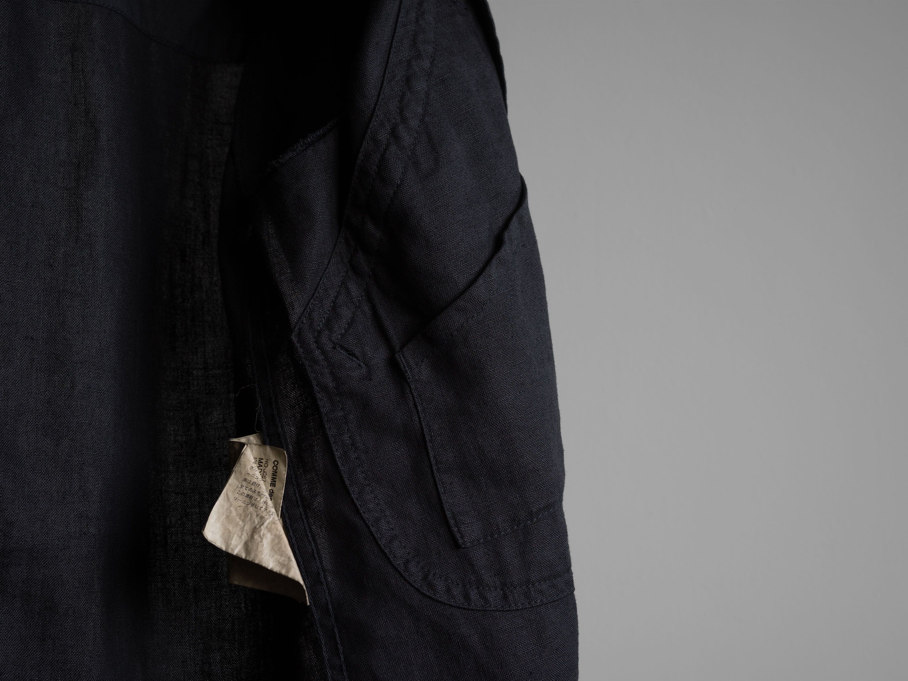 Comme des Garcons Homme SS2005 COMME des GARÇONS HOMME LINEN AND COTTON JACKET Size US M / EU 48-50 / 2 - 8 Thumbnail