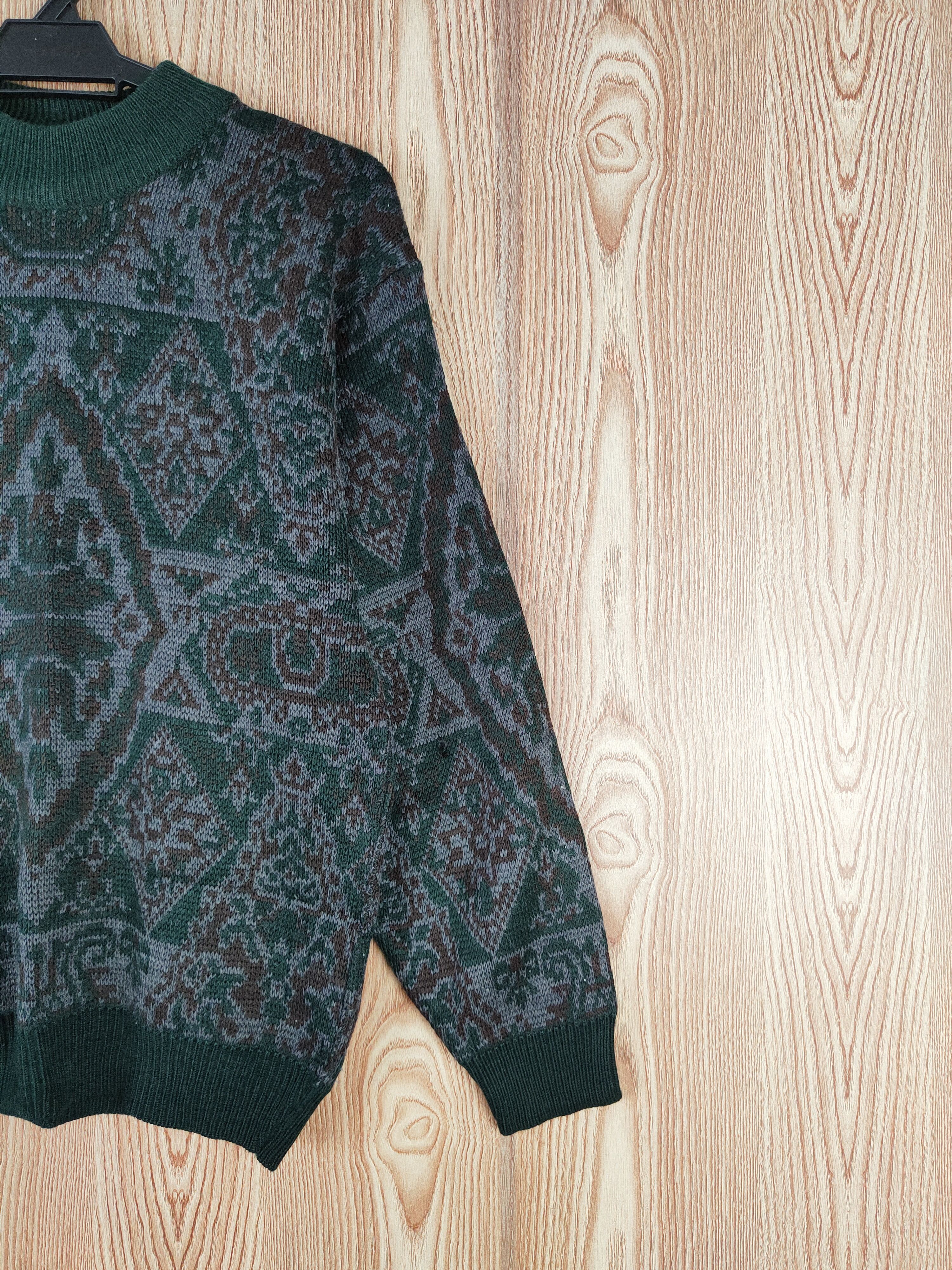 Japanese Brand × Vintage Del Conte Dark Green Knitwear Sweatshirts #W349 Size US M / EU 48-50 / 2 - 6 Thumbnail