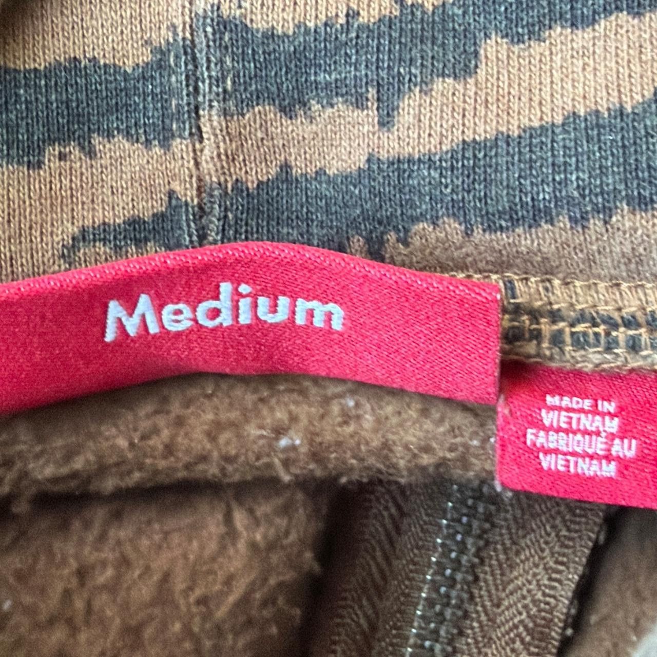 Supreme Supreme Small Box Tiger Stripe Zip Up | Grailed