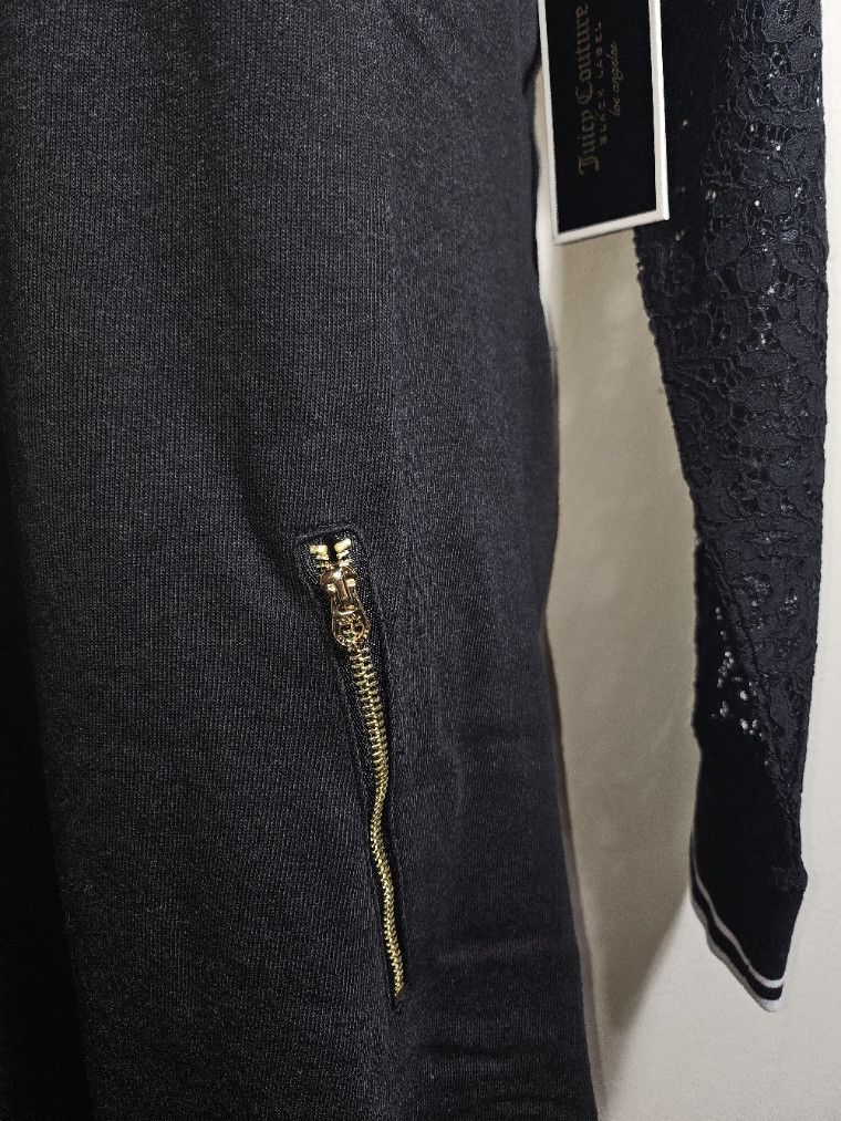 Juicy Couture NWT Juicy Couture Fleece Lace Long Sleeve Mini Dress Medium Size M / US 6-8 / IT 42-44 - 4 Thumbnail