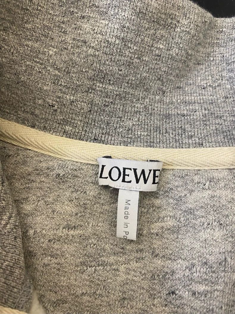 Loewe LOEWE Gray small Logo hoodie Size L / US 10 / IT 46 - 3 Thumbnail