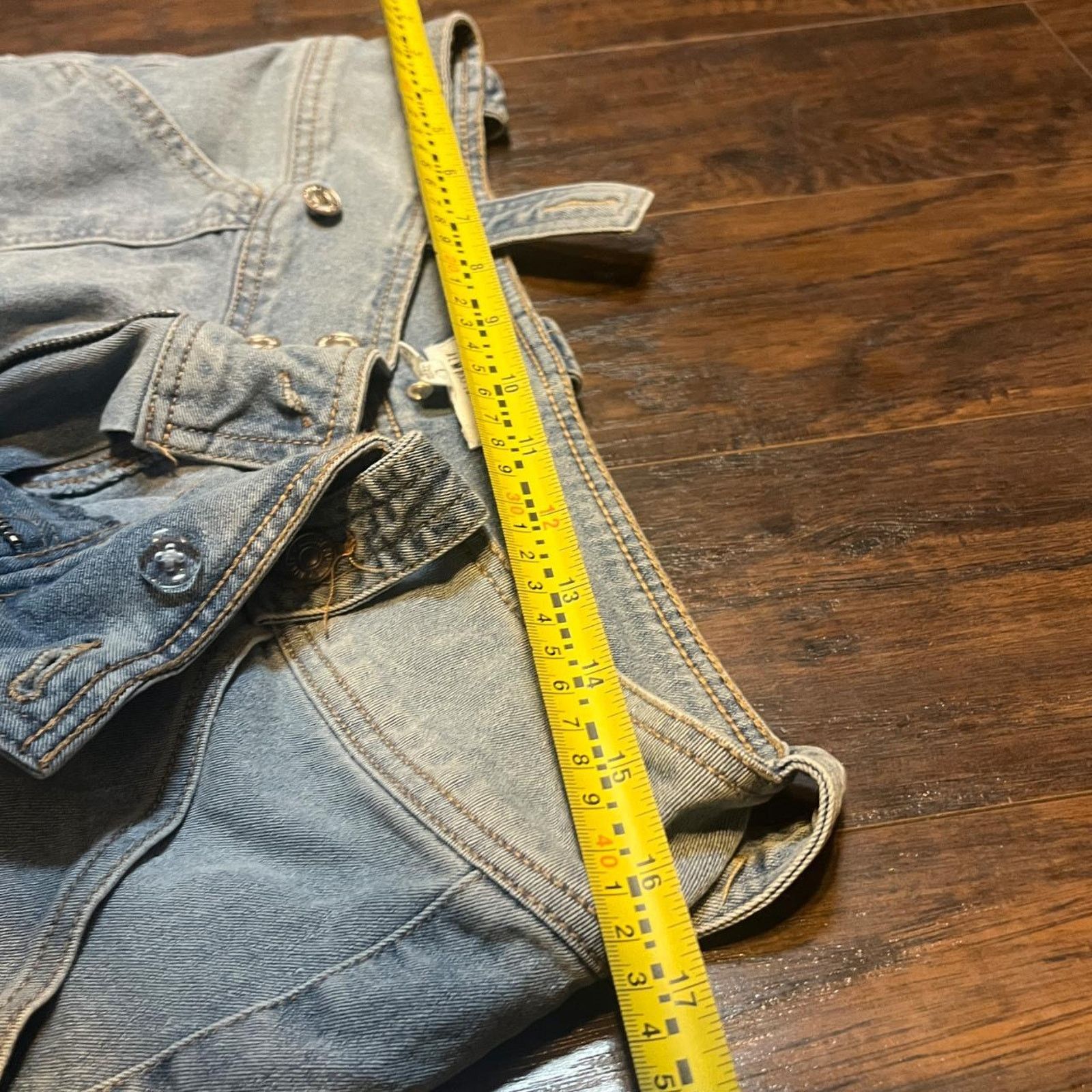 Almost Famous Y2k baggy blue denim jeans Size 32" / US 10 / IT 46 - 6 Thumbnail
