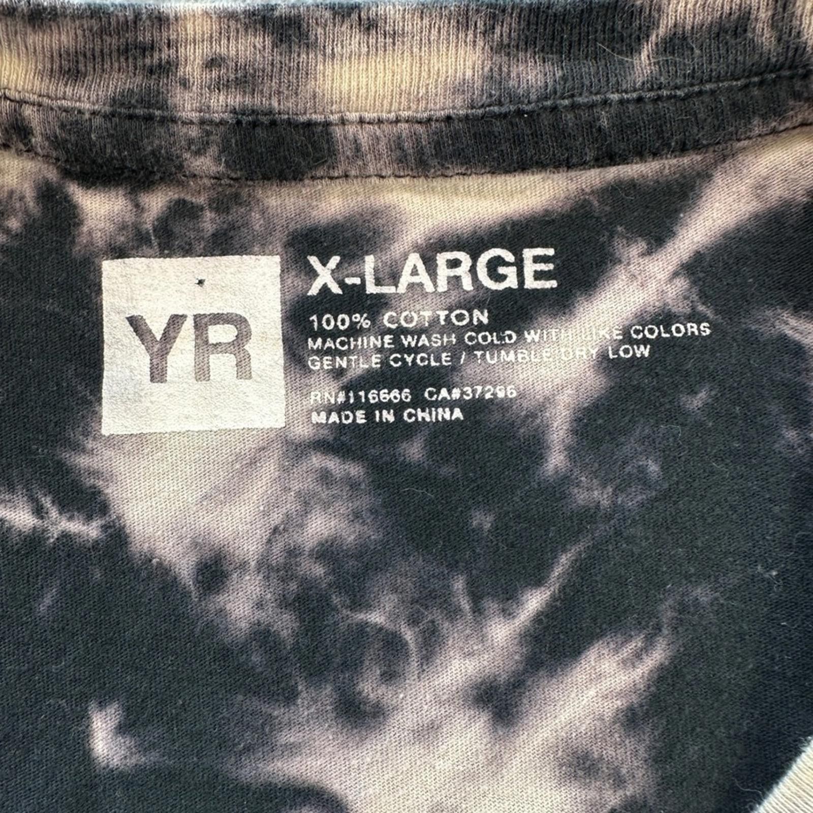 Other YR T Shirt Men's X-Large Black White Tie Dye Graphic Cotton Size US XL / EU 56 / 4 - 4 Thumbnail