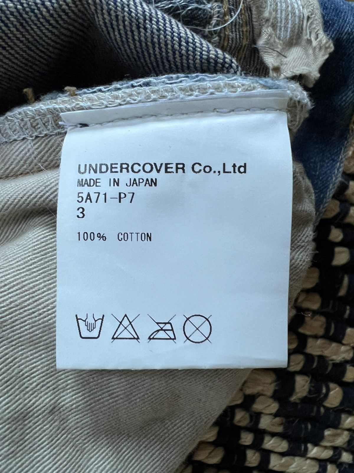 Undercover Undercover AW05 “Arts & Crafts” Blue 85 Denim Size US 31 - 16 Thumbnail