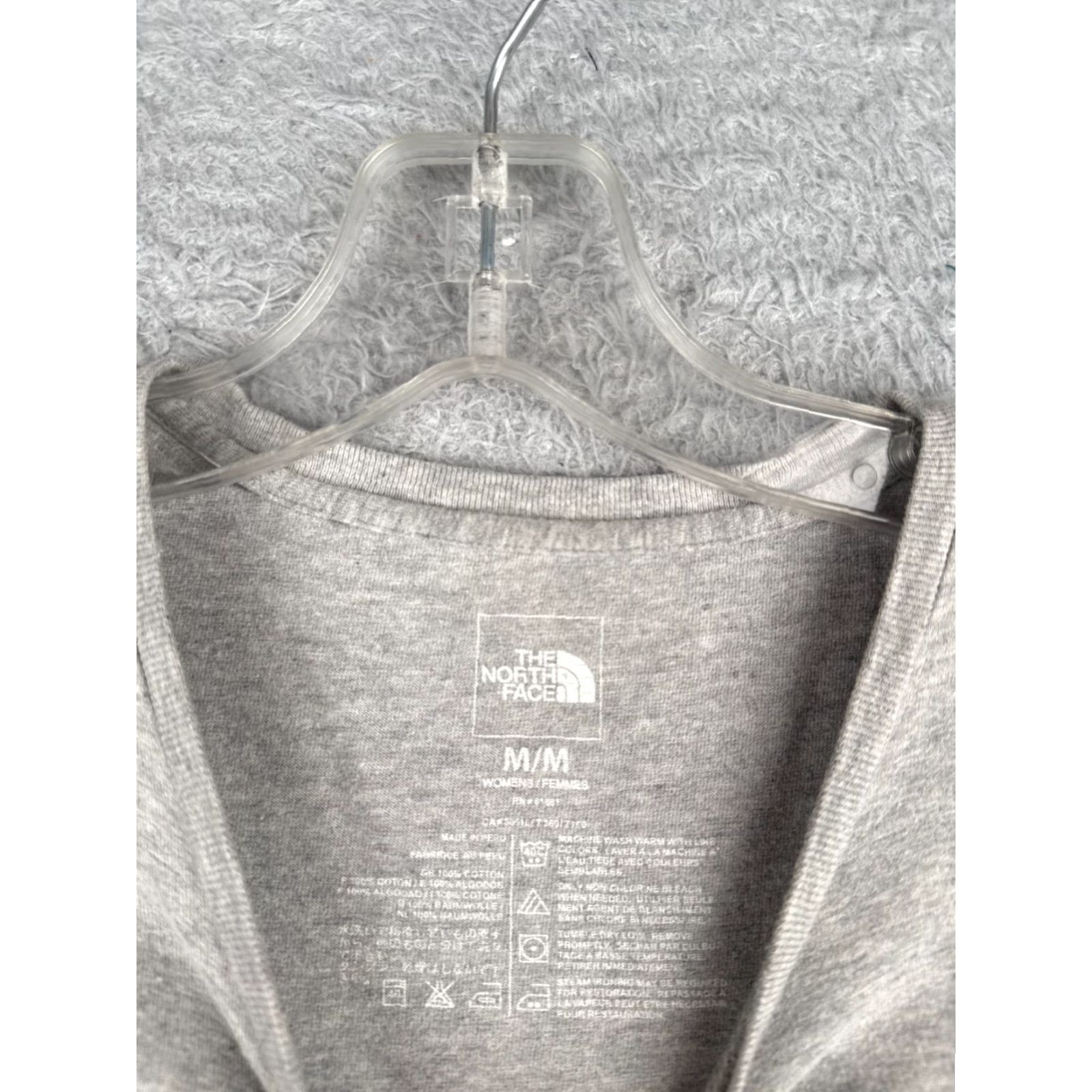The North Face The North Face Women's Shirt Medium Gray Short Sleeve Crew Neck Cotton Casual T-Shirt Size M / US 6-8 / IT 42-44 - 7 Thumbnail