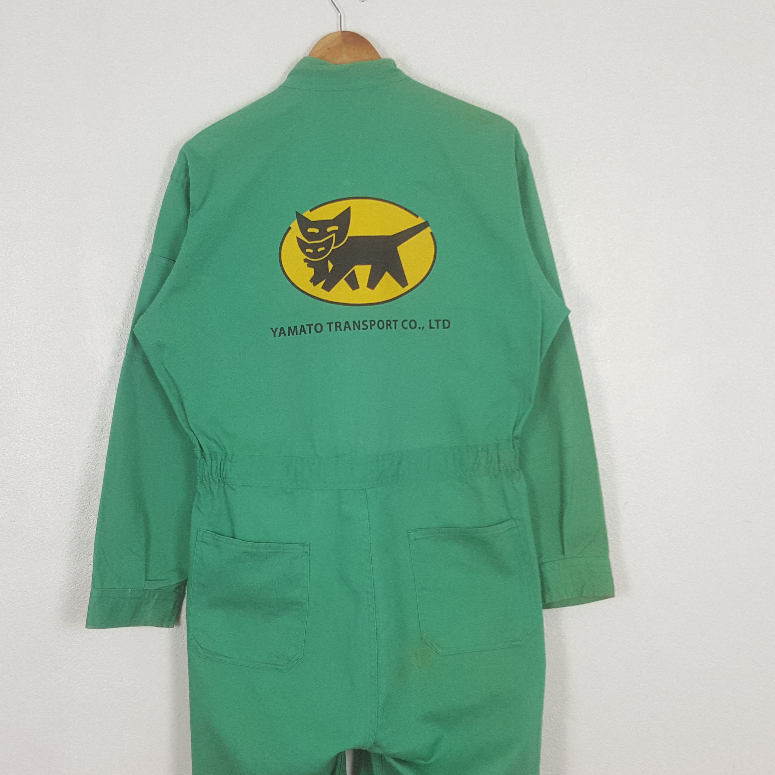 Japanese Brand Vintage Yamato Transports Japanese Coverall Jacket C320N21 Size US M / EU 48-50 / 2 - 2 Thumbnail