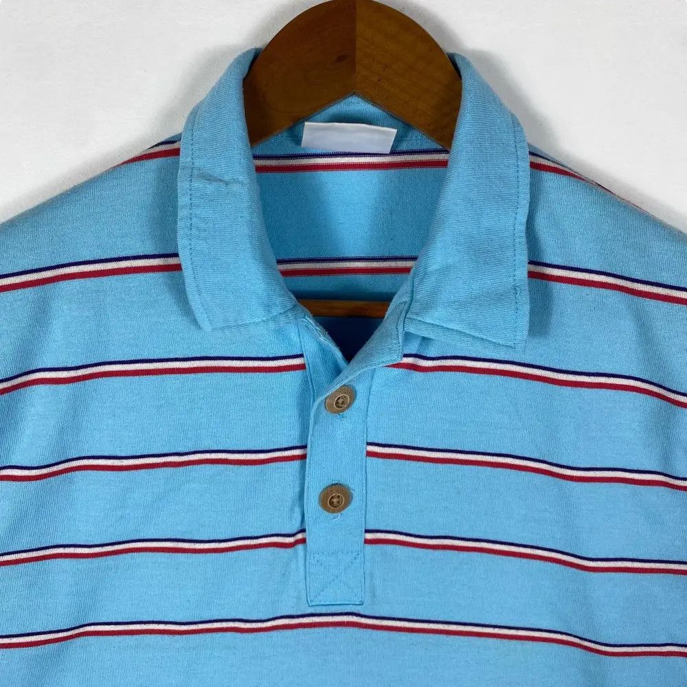 Vintage Vintage 90's AIPA SURFBOARDS Striped Polo Shirt Large Size Size US L / EU 52-54 / 3 - 2 Thumbnail