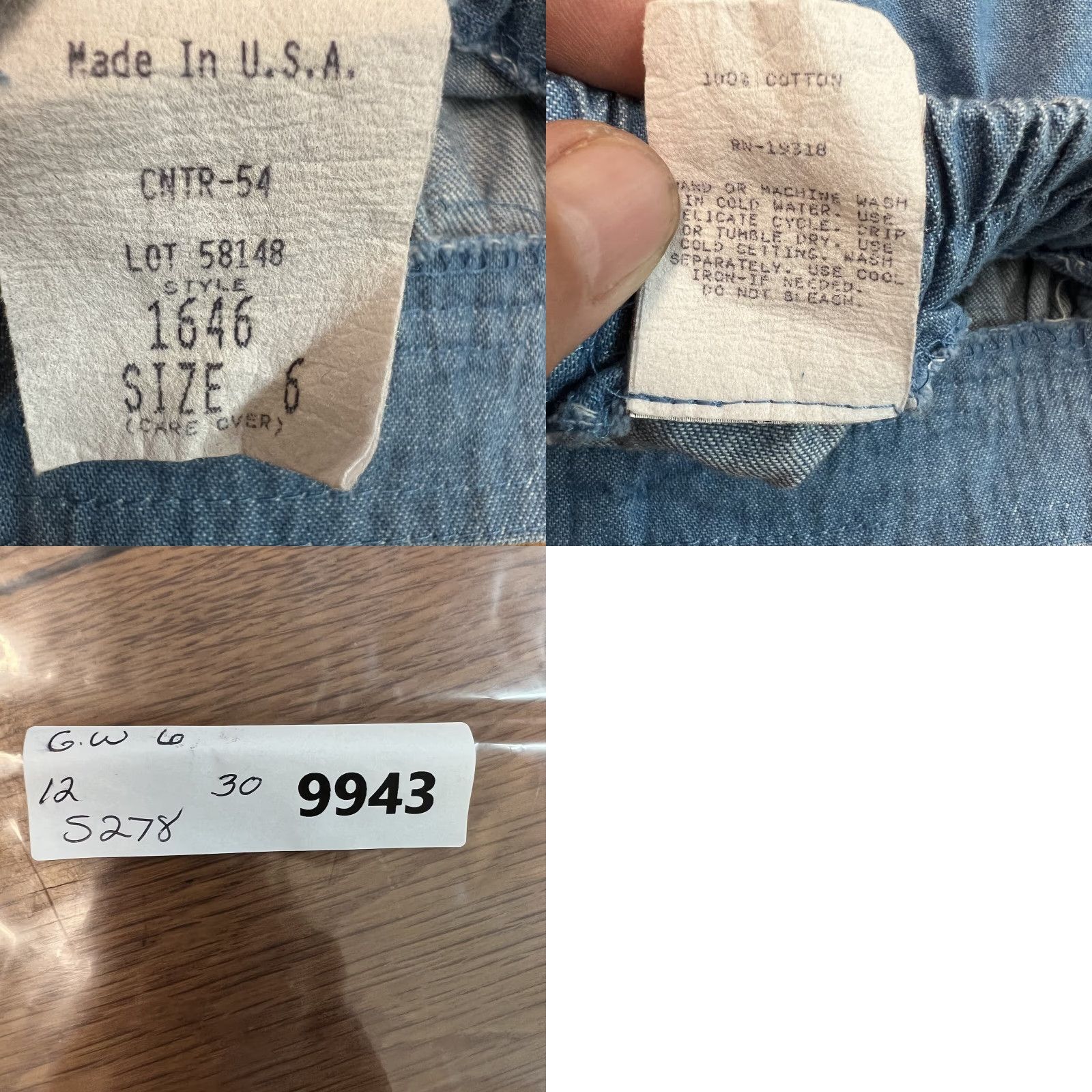 GRAFF Vintage Graff Women's Denim Skirt Size 6 Midi Pockets Studded Blue Stretch Casual Size 28" / US 6 / IT 42 - 8 Thumbnail