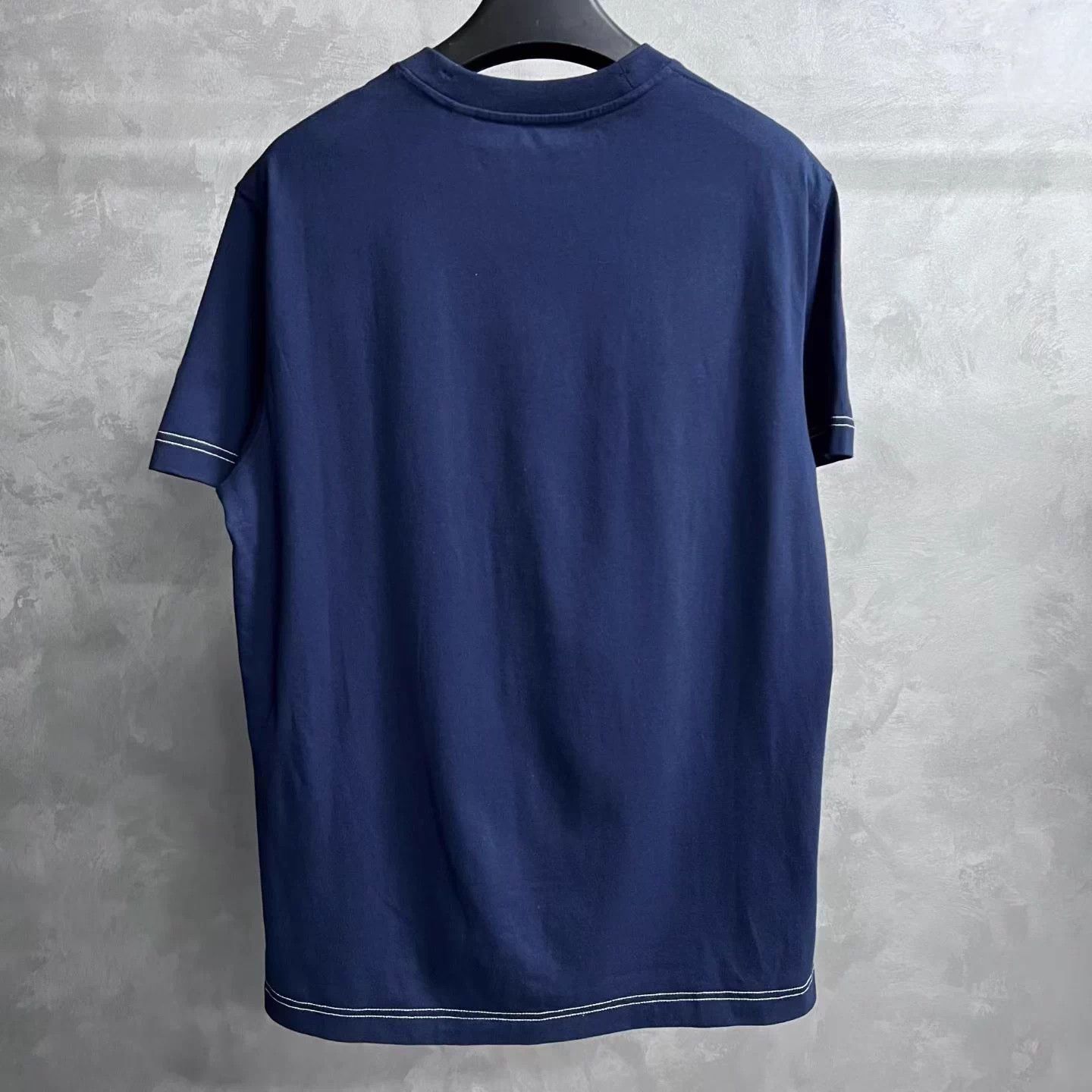 Burberry Burberry blue logo fitted crew neck short sleeve tee XL Size US XL / EU 56 / 4 - 2 Thumbnail