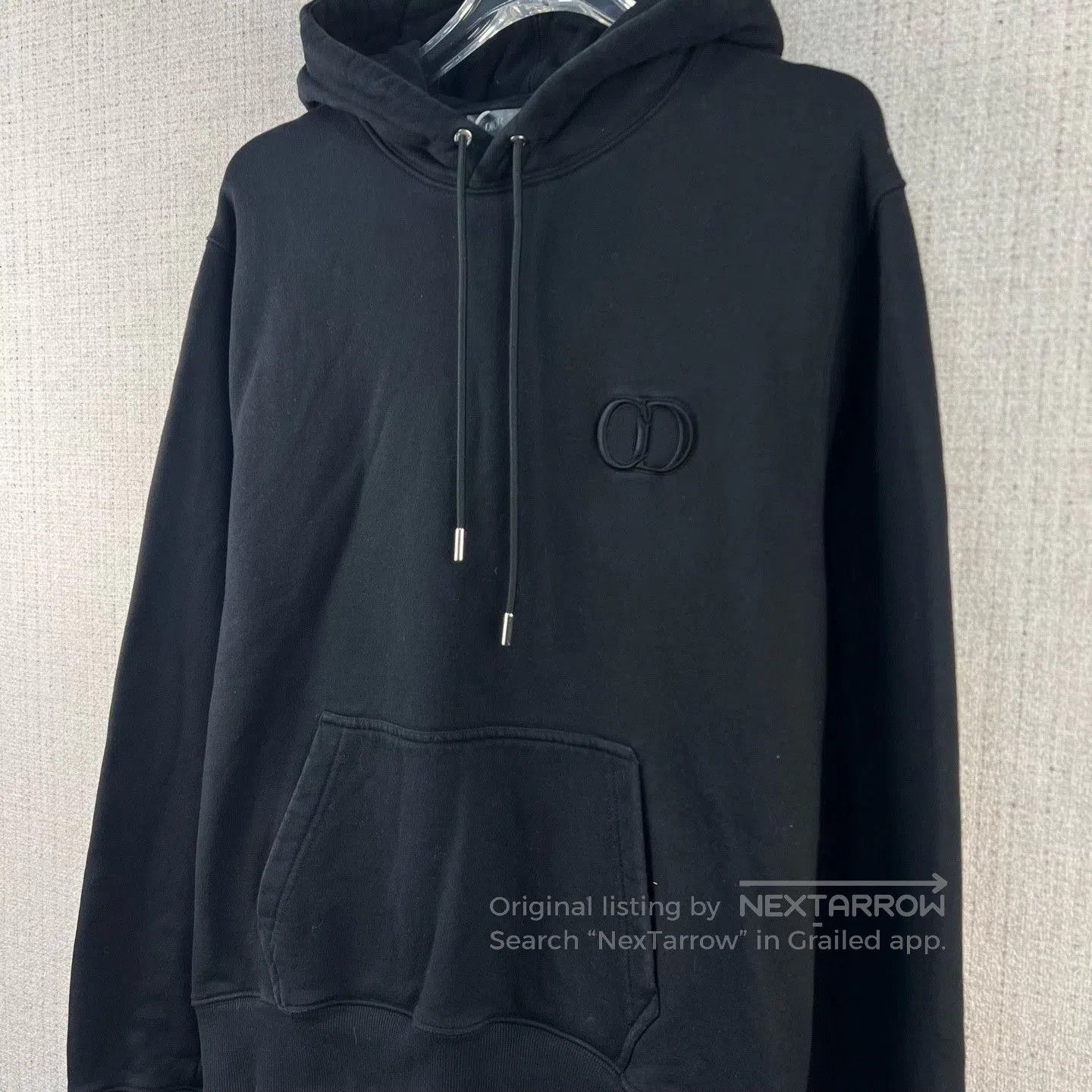 Dior DIOR CD Logo Jersey Hooded Sweatshirt. Size US XXL / EU 58 / 5 - 2 Thumbnail