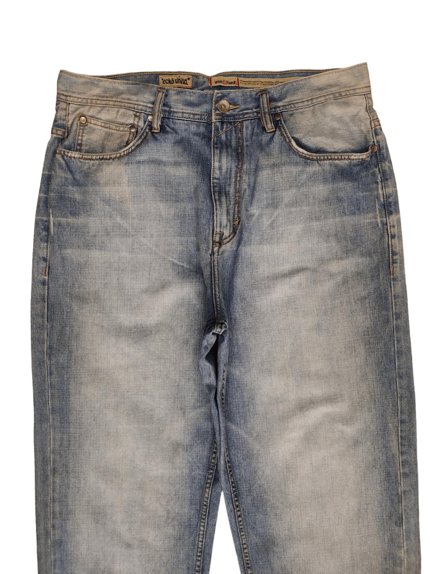 Ecko Unltd. Baggy Jeans Ecko Unltd Light Wash Denim Wide Leg Y2k Size US 36 / EU 52 - 12 Thumbnail