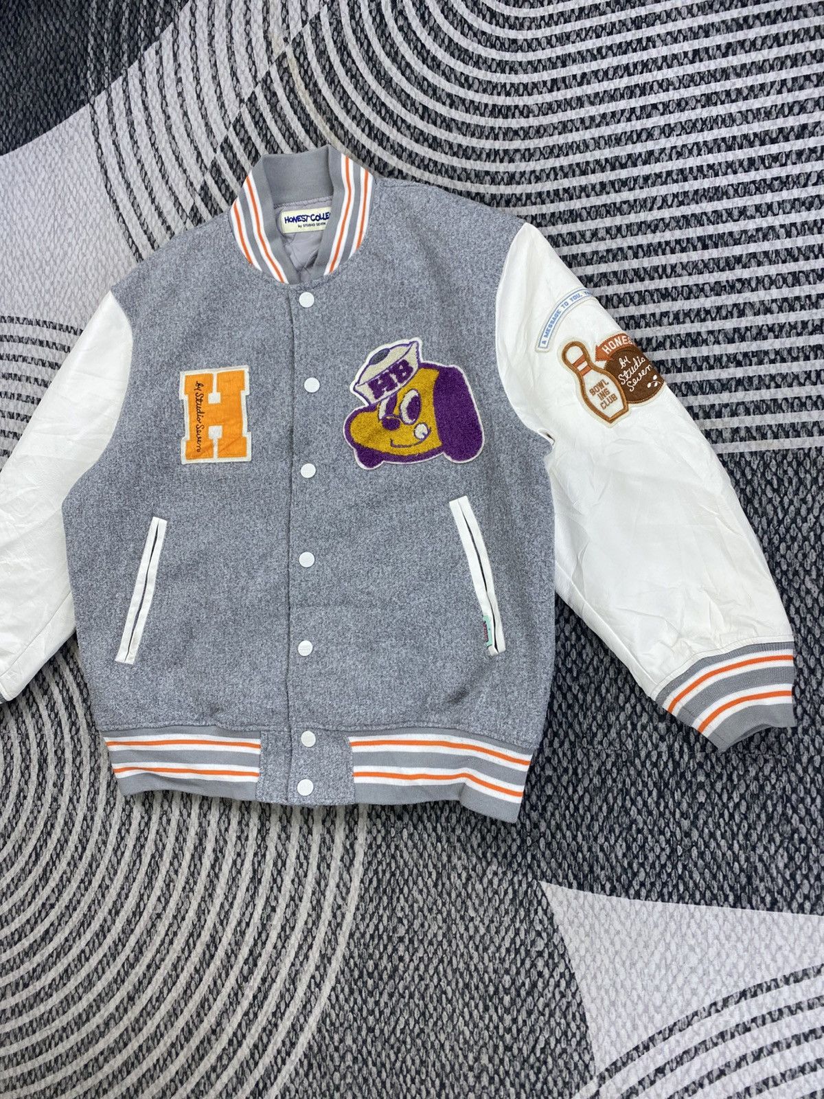 Studio Seven GU X Studio Seven Collaboration Varsity Jacket Size US L / EU 52-54 / 3 - 5 Thumbnail