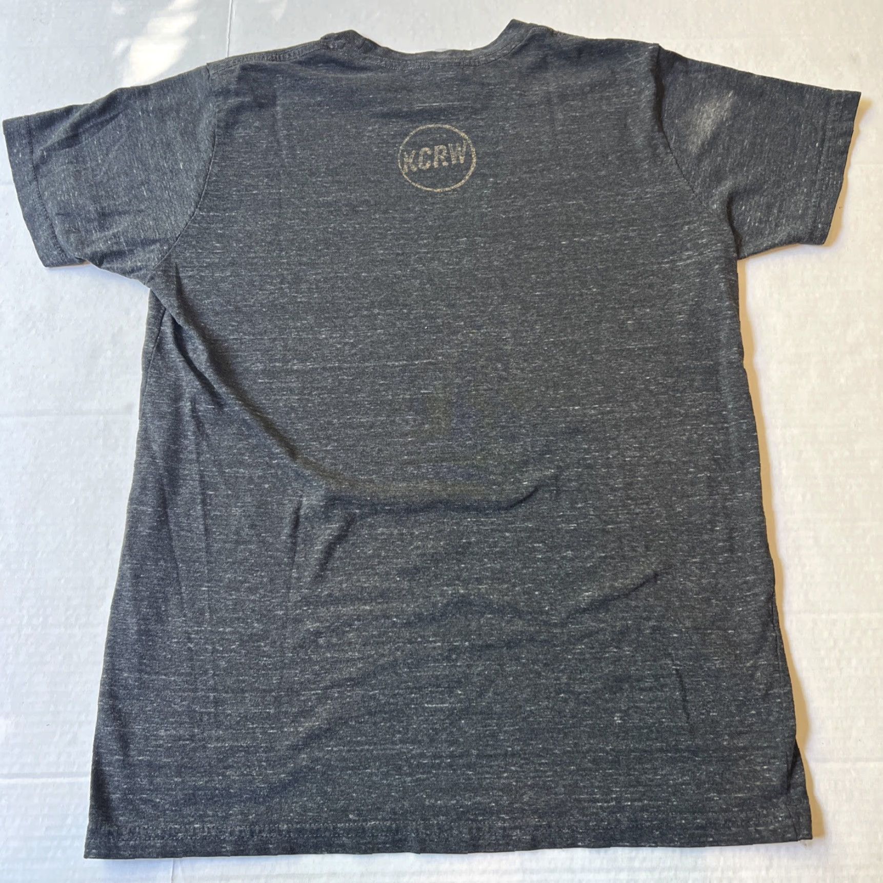 Logo 7 VINTAGE NPR KCRW 89.9 Public Radio Protector Raised Microphone Logo Shirt S Heather Gray US Blanks Unisex T-Shirt Short Sleeve Crew Neck Graphic Print Size US S / EU 44-46 / 1 - 6 Thumbnail