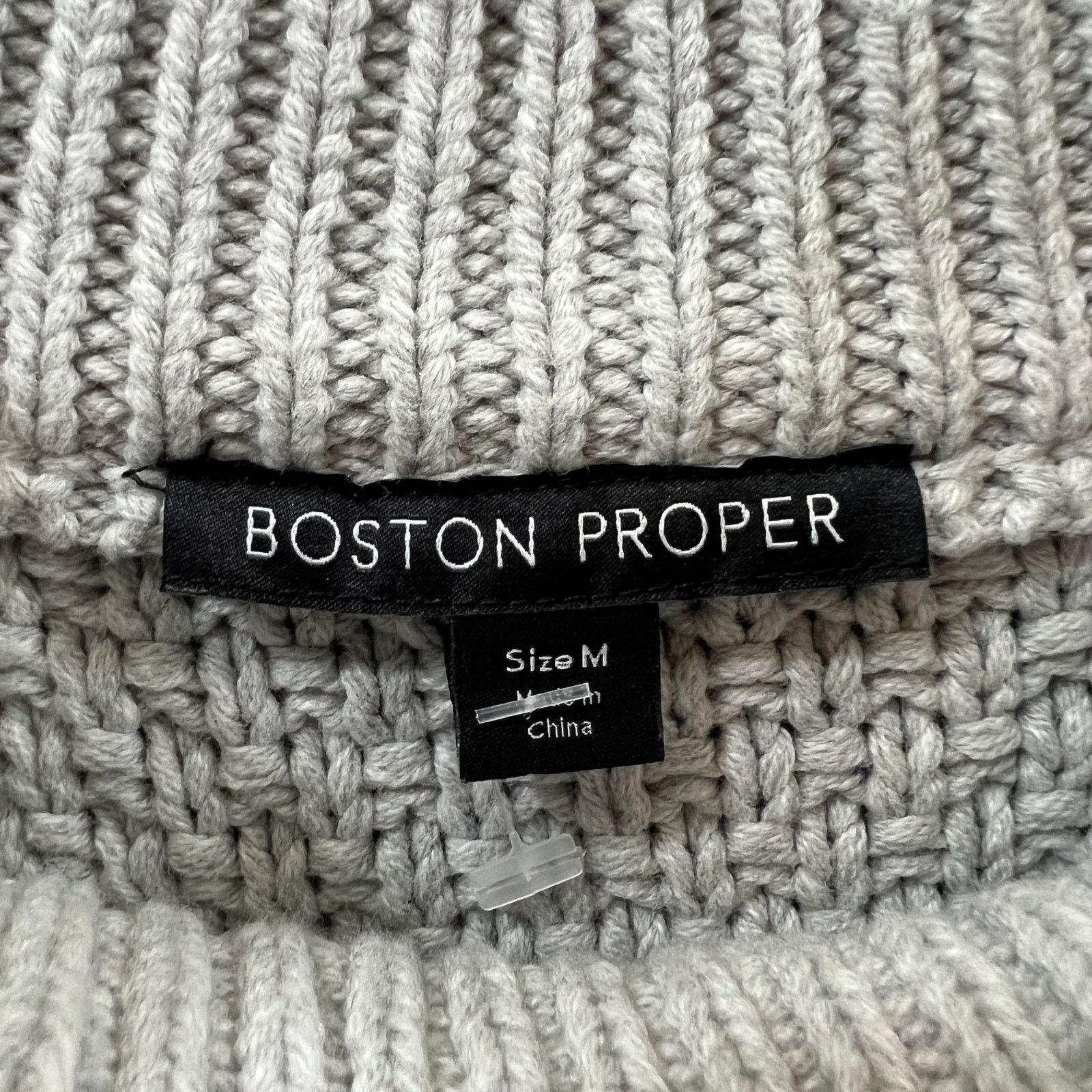 Boston Proper Boston Proper Long Sweater Womens Medium Gray Long Sleeve Size M / US 6-8 / IT 42-44 - 3 Thumbnail
