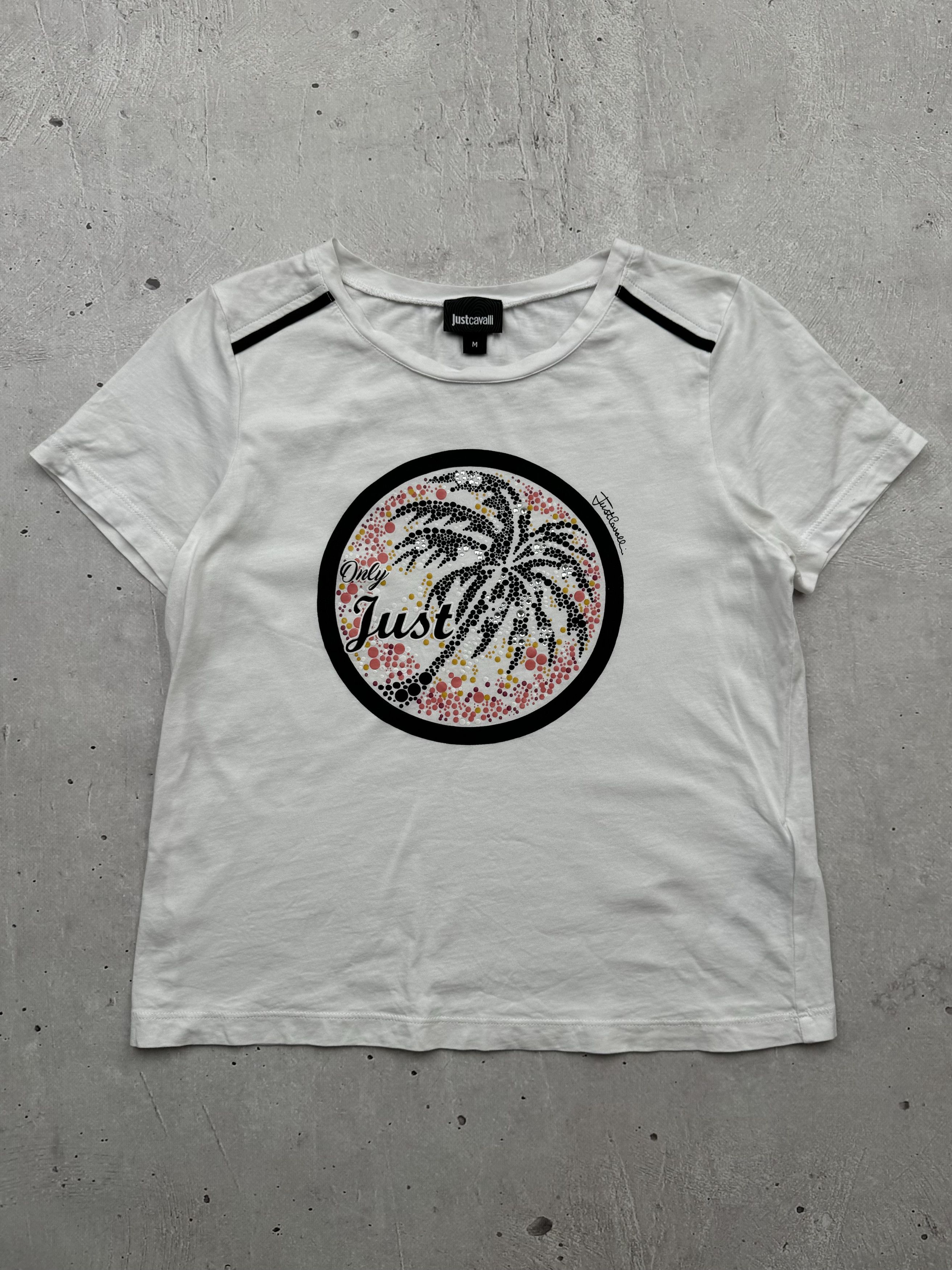 Just Cavalli Just Cavalli Vintage Printed T-Shirt Size M / US 6-8 / IT 42-44 - 1 Thumbnail