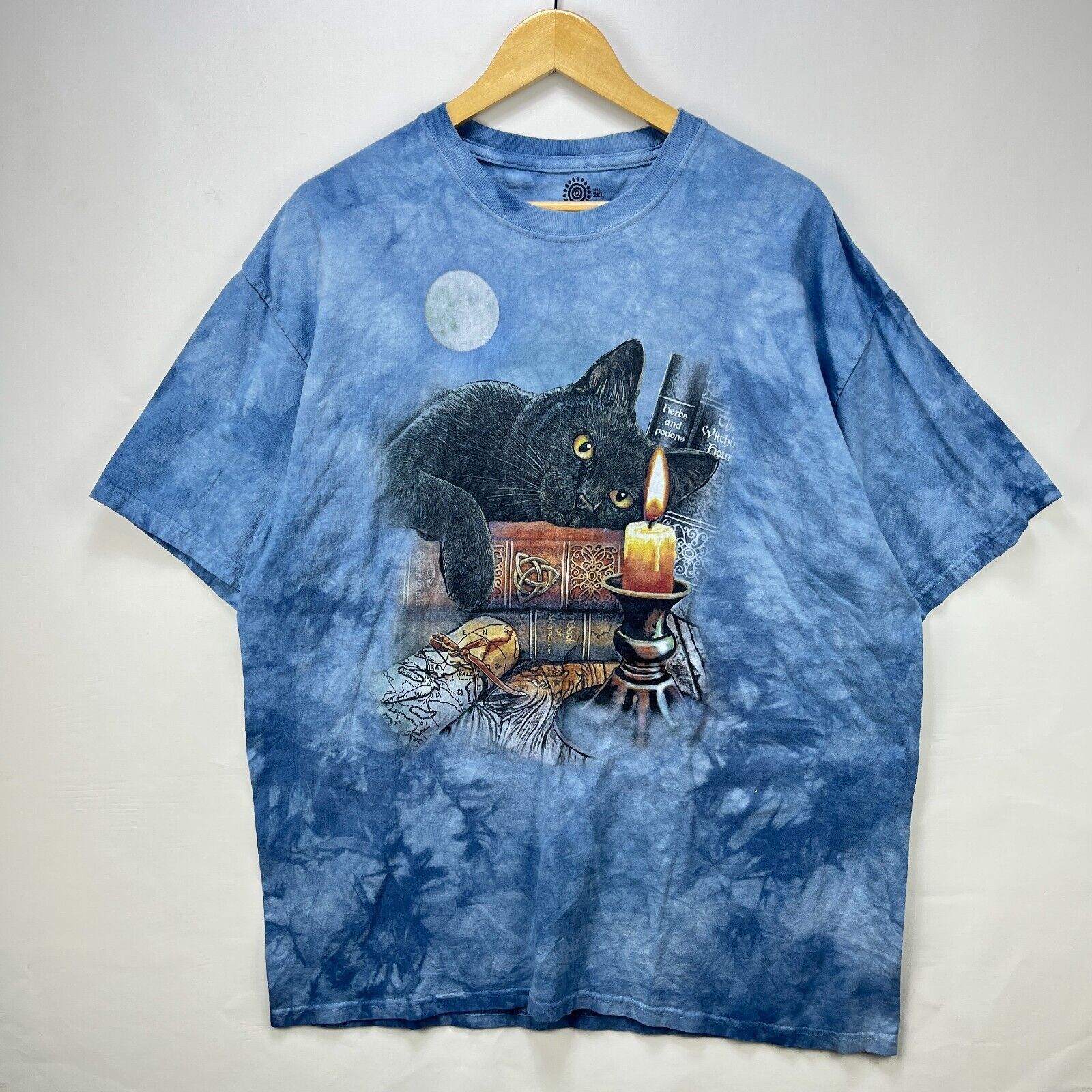 Vintage Y2K The Mountain Cat Cute Animal Kitten T-Shirt 2XL