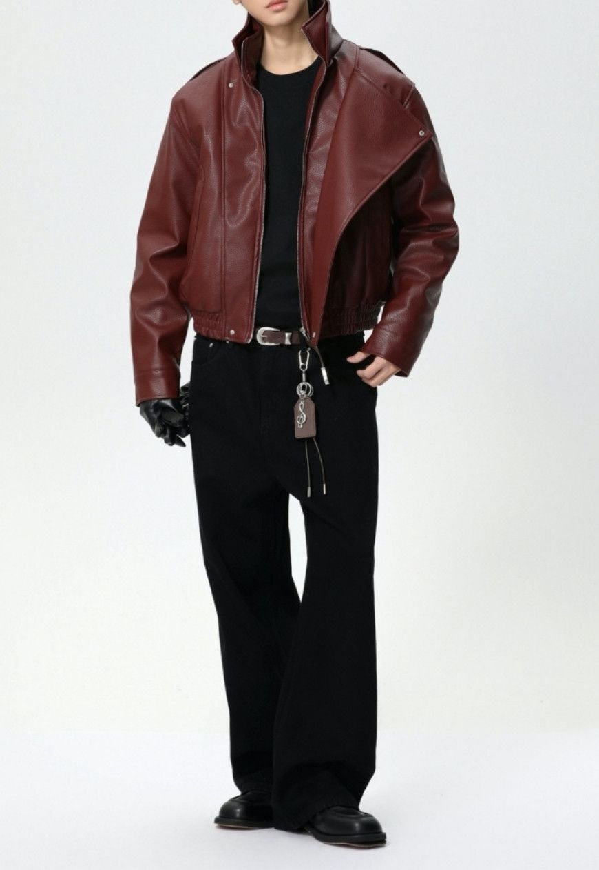 Other Men’s Premium PU quilted leather jacket Size US M / EU 48-50 / 2 - 5 Thumbnail