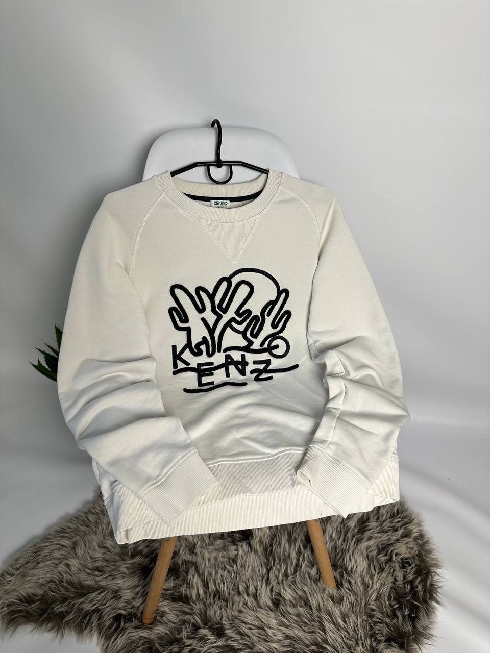 Kenzo × Vintage 🔥Kenzo Paris Sweatshirt Cactus Logo Men’s Size US S / EU 44-46 / 1 - 1 Thumbnail