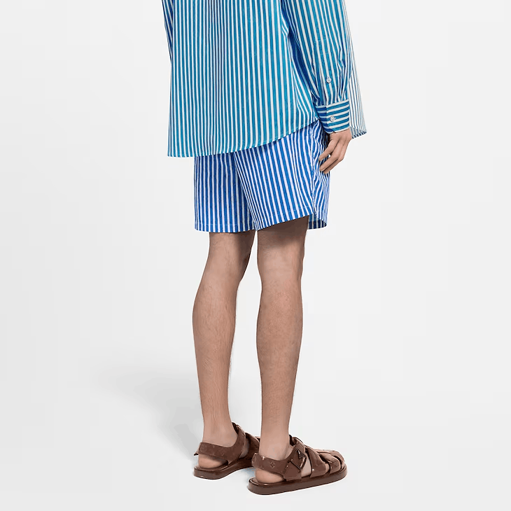 Louis Vuitton Monogram Striped Swim Shorts Size US 34 / EU 50 - 3 Thumbnail
