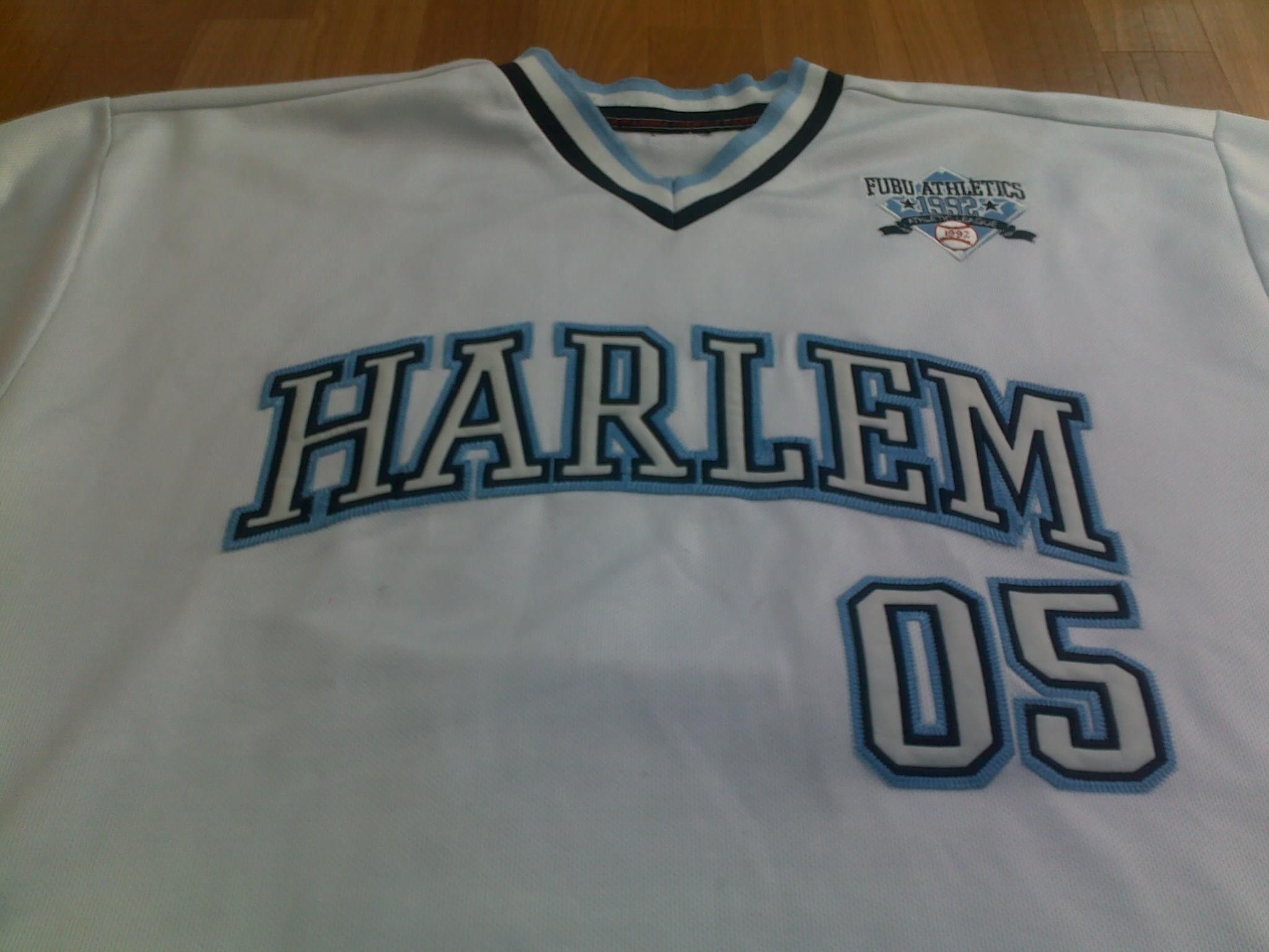 Fubu FUBU jersey, vintage HARLEM t-shirt New York, City Series XL Size US XL / EU 56 / 4 - 2 Thumbnail