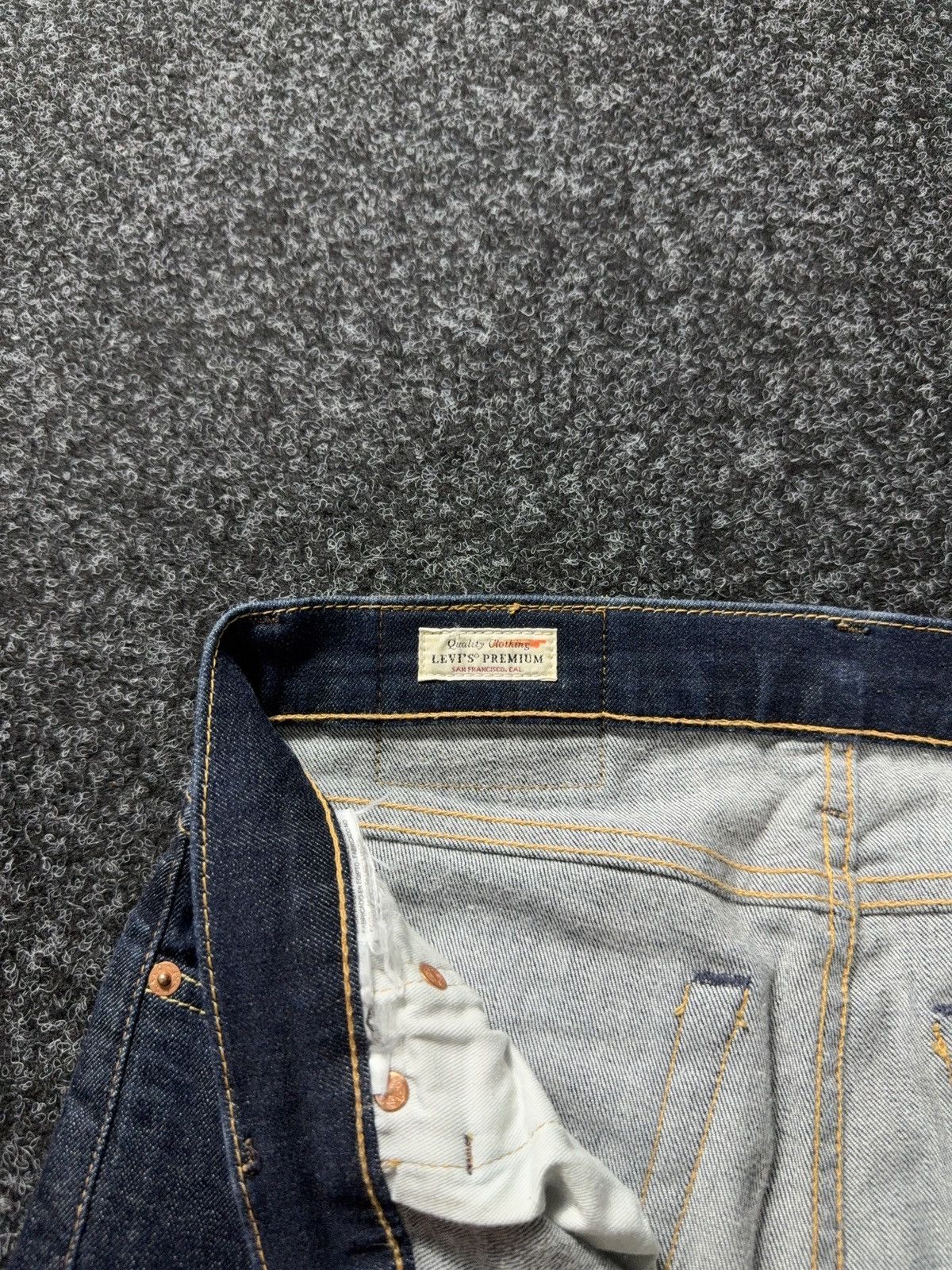 Levi's 00s Levis 510 USA Western Skinny Taper Raw Denim Jeans W31 Size US 31 - 8 Thumbnail